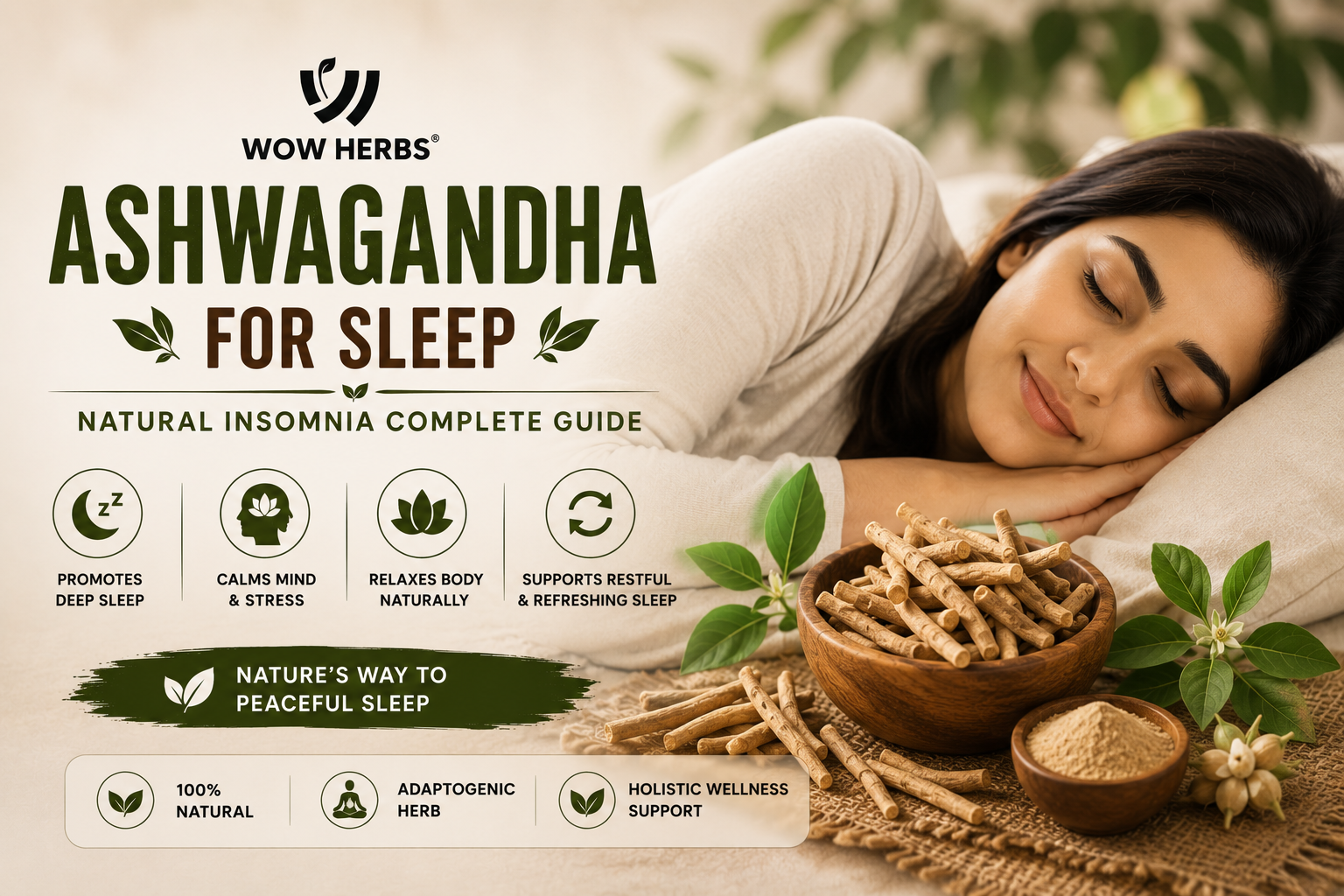Ashwagandha for Sleep — Natural Insomnia Complete Guide