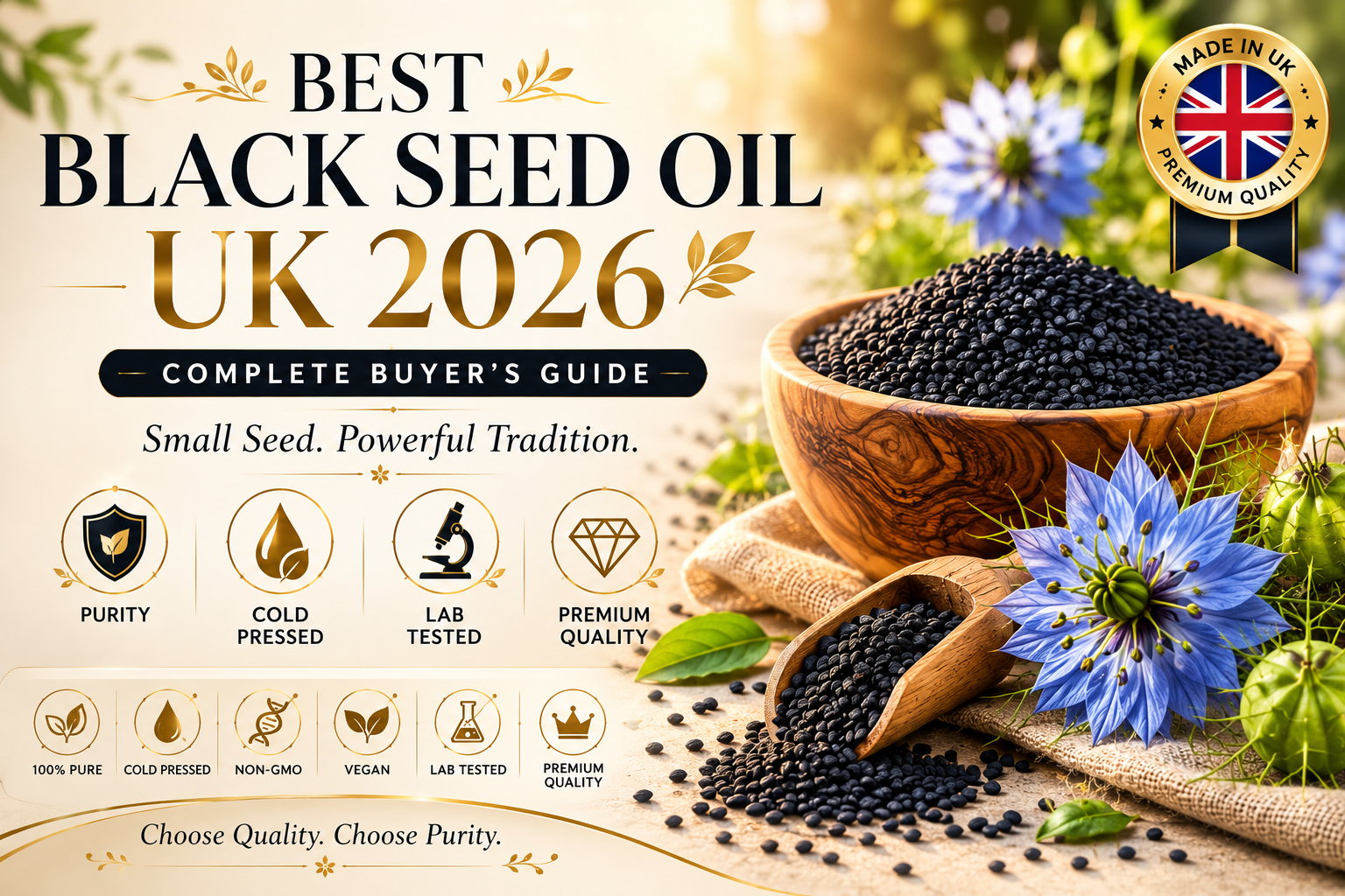 Best Black Seed Oil UK 2026 — Complete Buyer's Guide