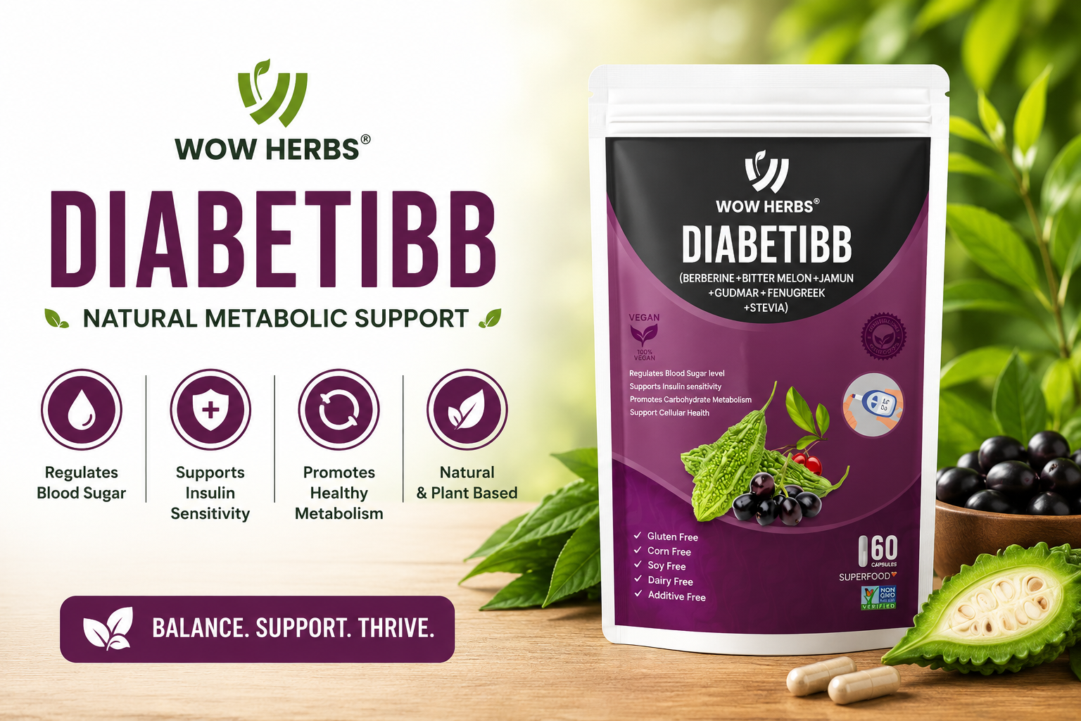 Diabetibb Capsules Benefits — Natural Metabolic Support