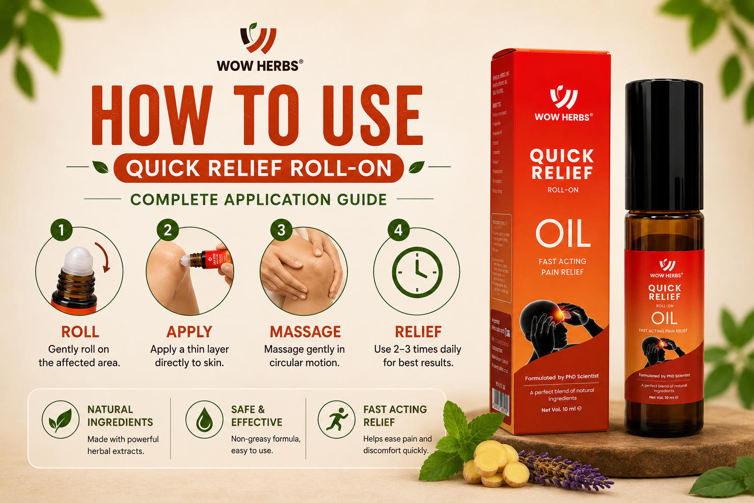 How to Use Quick Relief Roll-On — Complete Application Guide