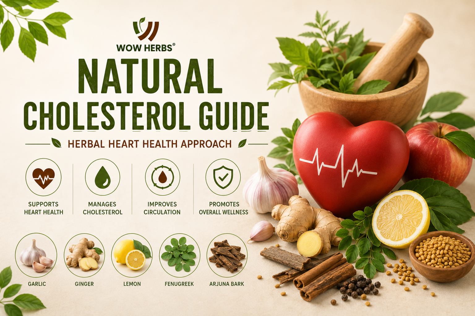 Natural Cholesterol Guide — Herbal Heart Health Approach