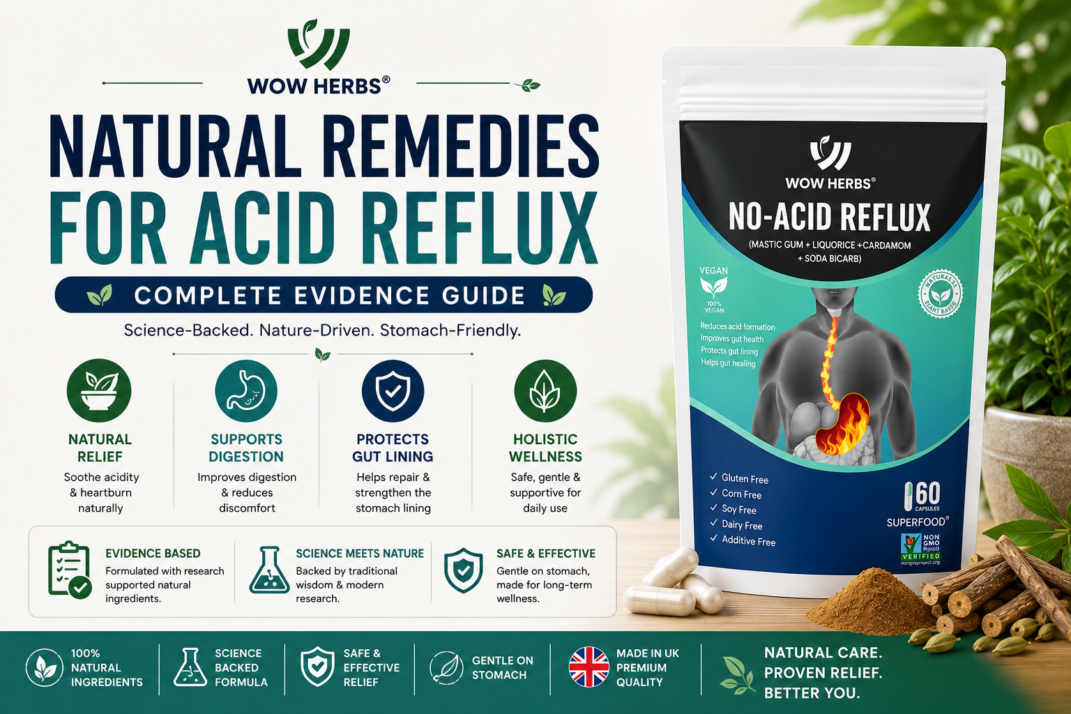 Natural Remedies for Acid Reflux — Complete Evidence Guide