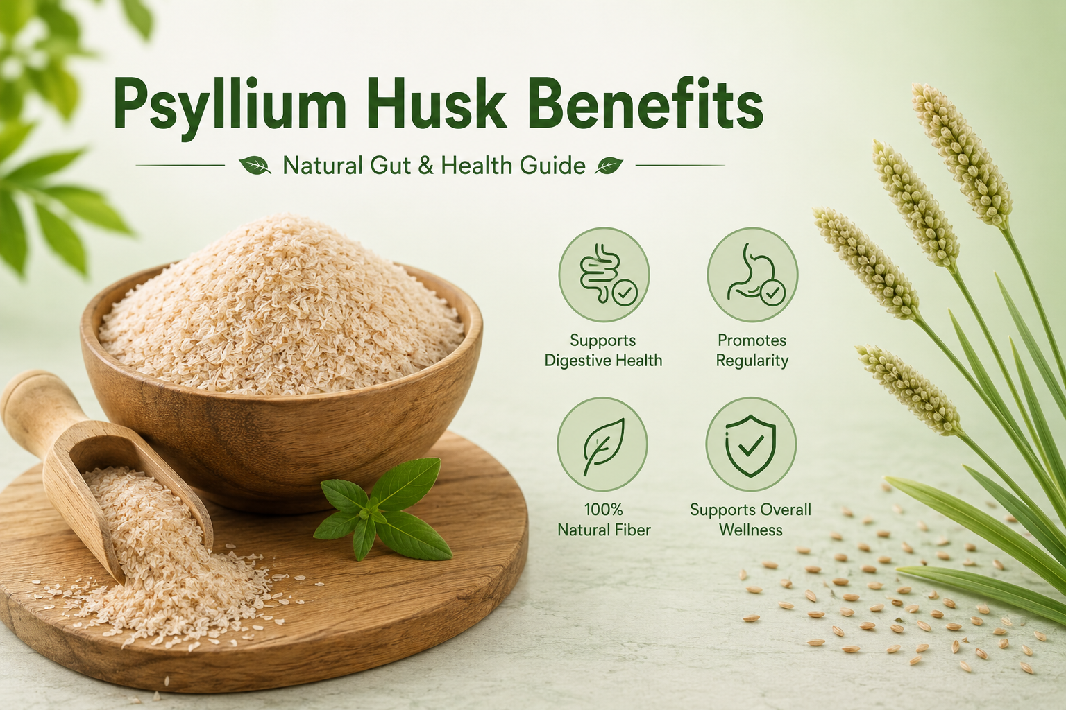 Psyllium Husk Benefits — Natural Gut & Health Guide