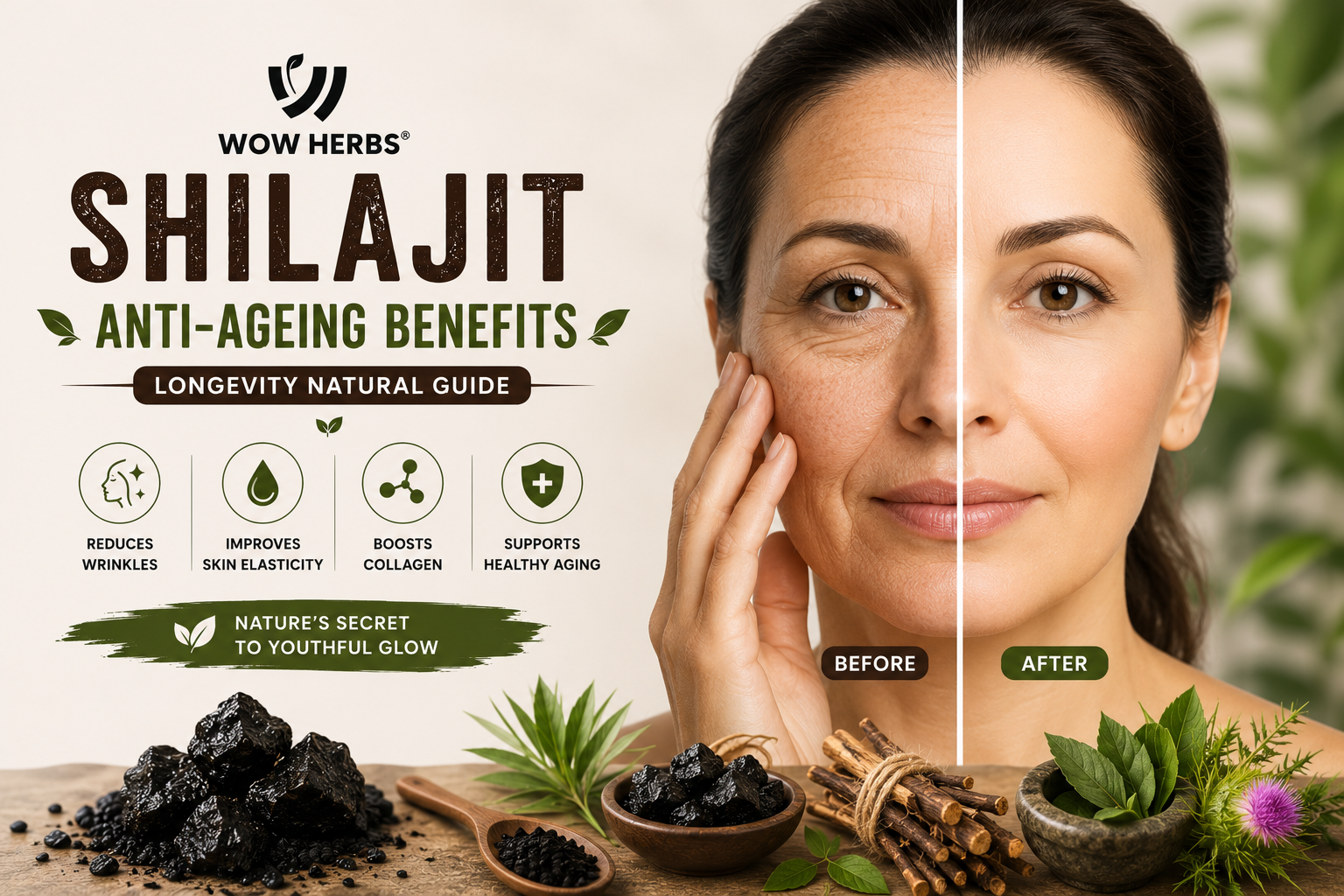 Shilajit Anti-Ageing Benefits — Longevity Natural Guide