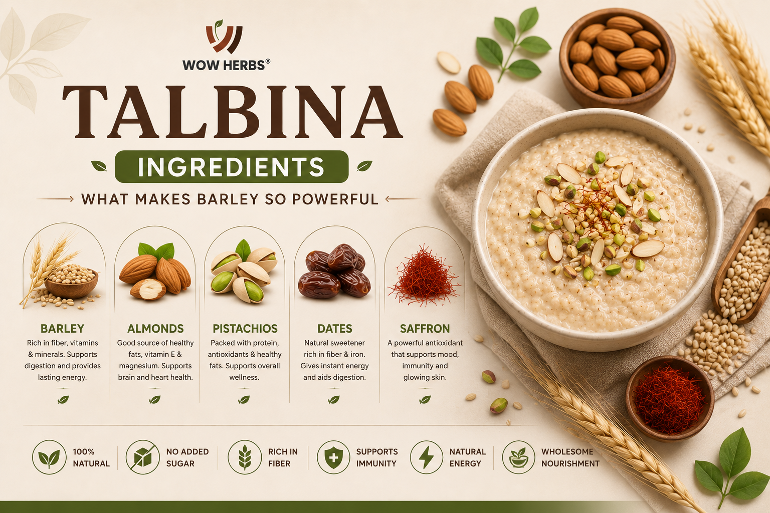 Talbina Ingredients — What Makes Barley So Powerful