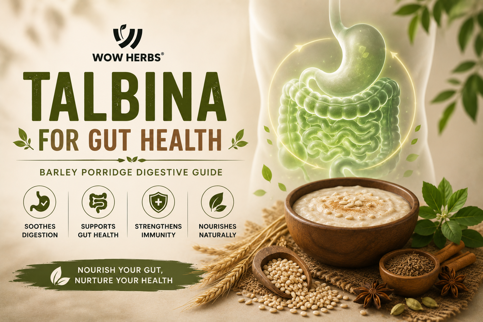 Talbina for Gut Health — Barley Porridge Digestive Guide