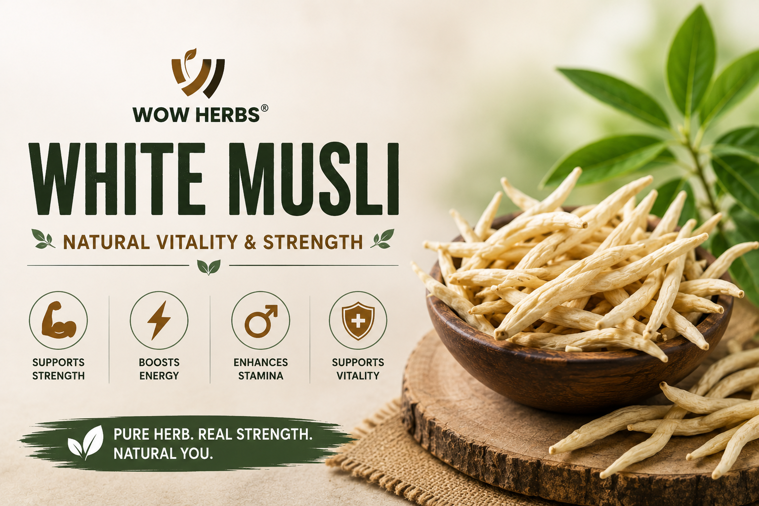 White Musli Benefits — Complete Vitality Guide