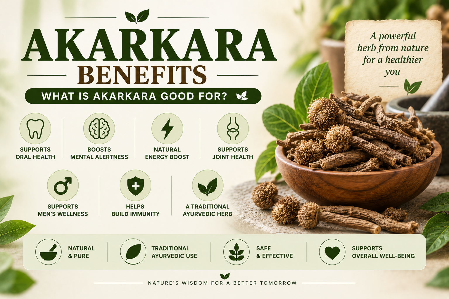 Akarkara Benefits — What is Akarkara Good For?