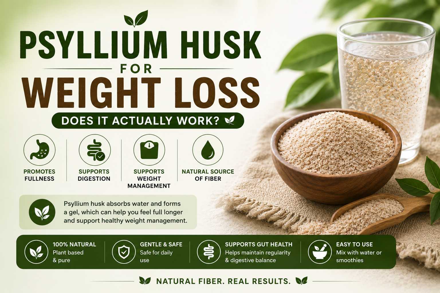 Psyllium Husk for Weight Loss — Does It Actually Work?