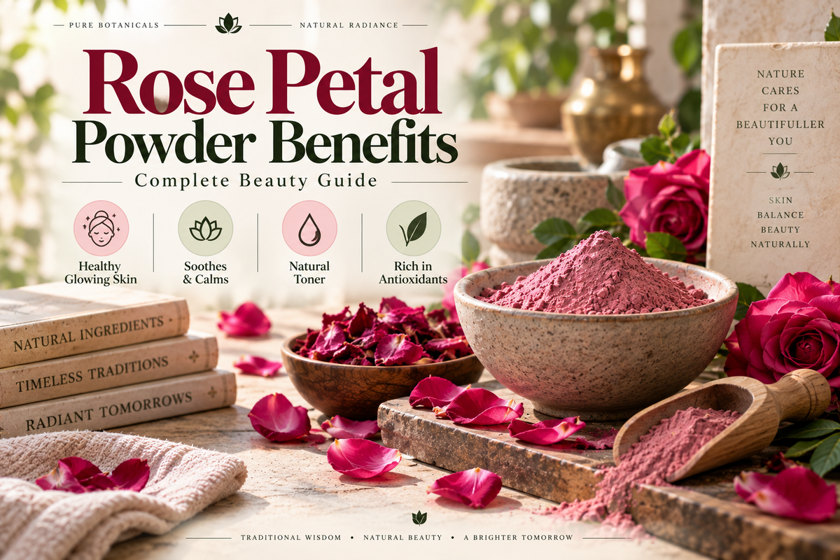 Rose Petal Powder Benefits — Complete Beauty
