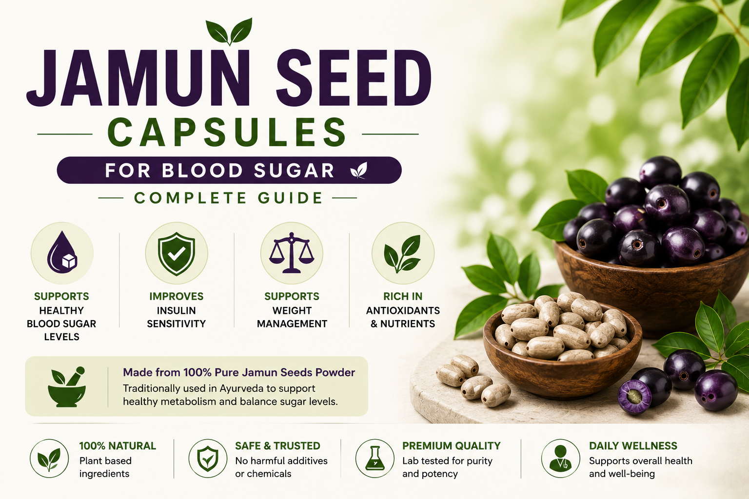 Jamun Seed Capsules for Blood Sugar — Complete Guide