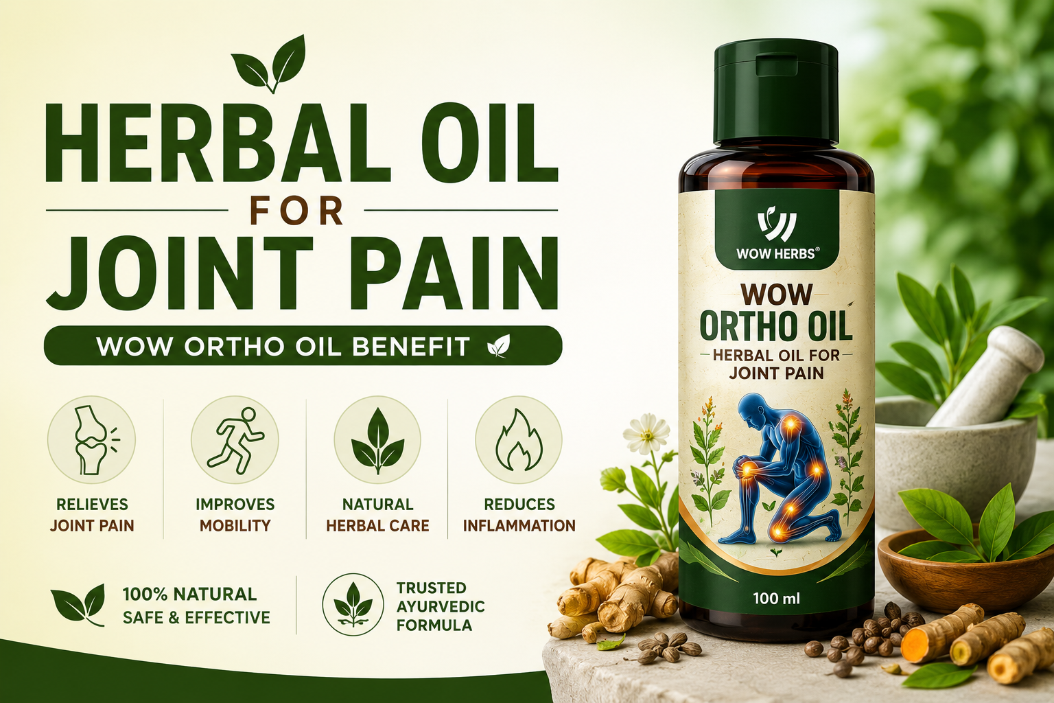 Herbal Oil for Joint Pain — Wow Ortho Oil Benefits