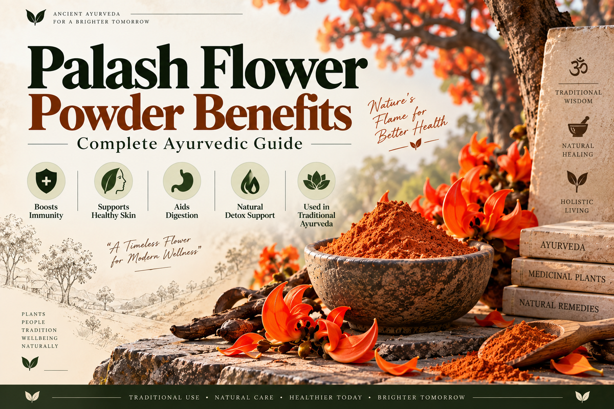 Palash Flower Powder Benefits — Complete Ayurvedic Guide