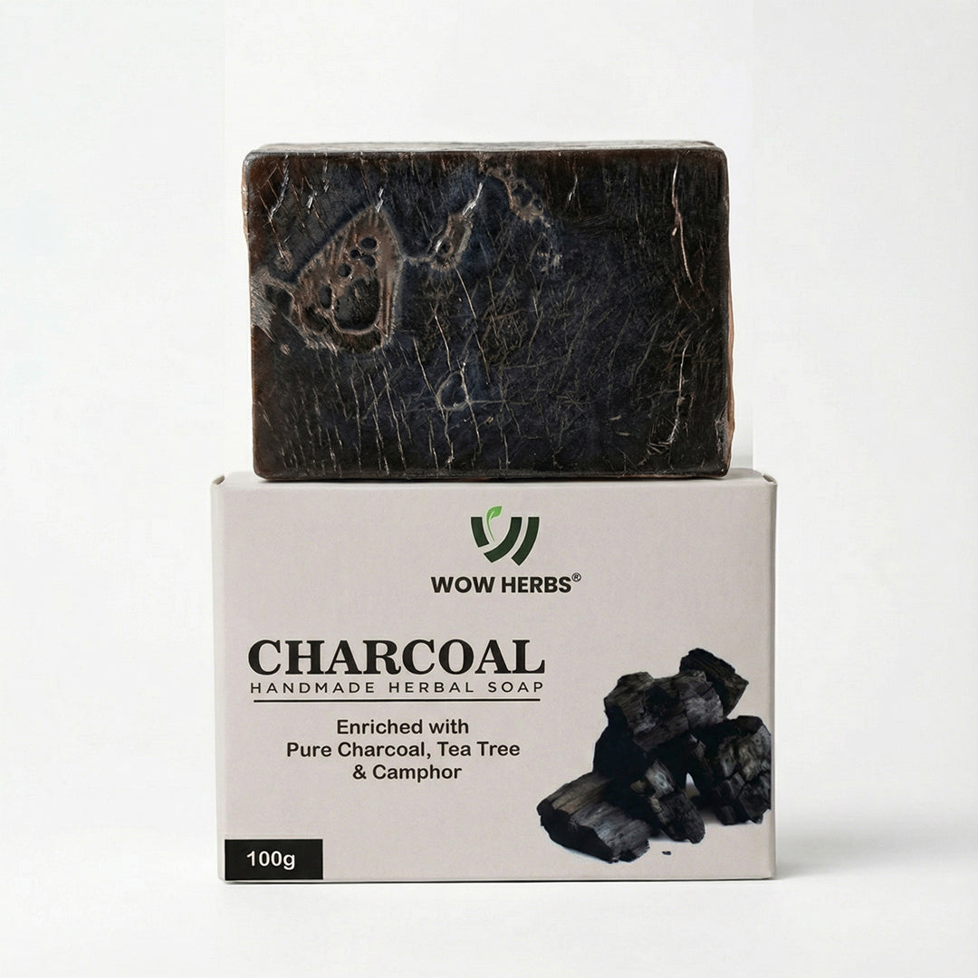 Charcoal Handmade Herbal Soap (100g)