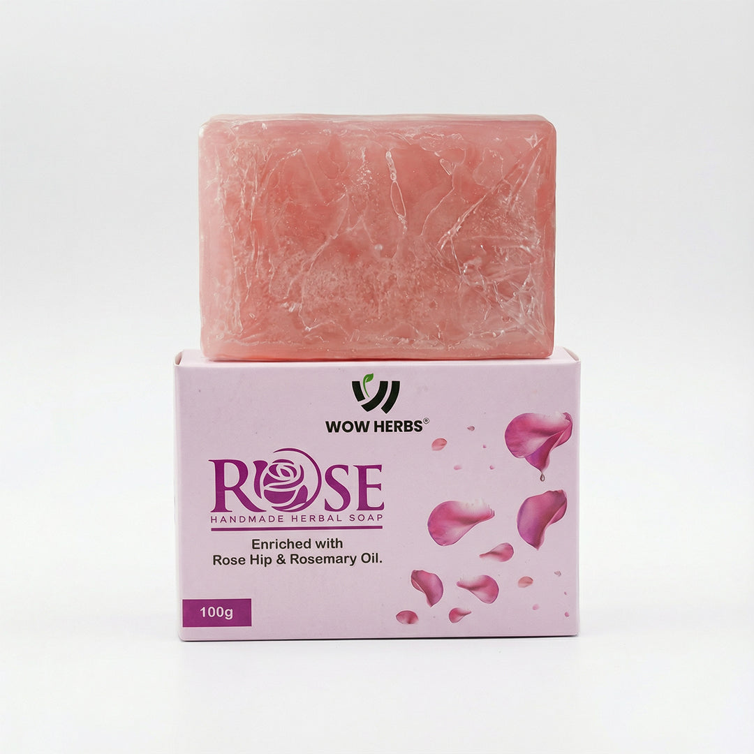 Rose Handmade Herbal Soap (100g)
