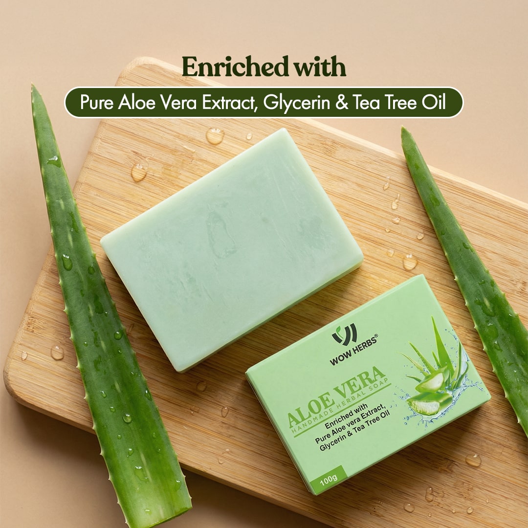 Aloe Vera Handmade Herbal Soap (100g)