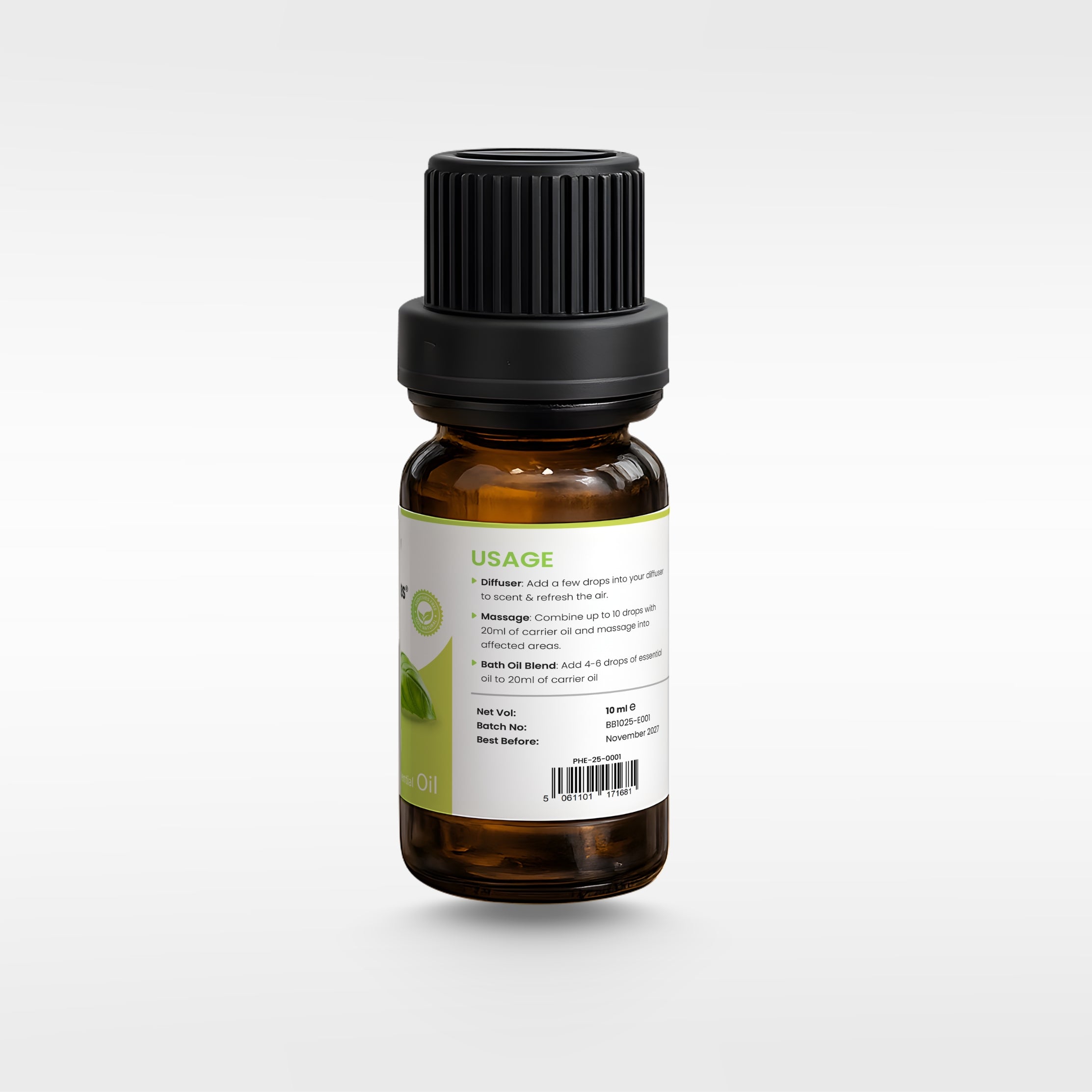 Basil Essential Oil for Aromatherapy, Diffusers & Massage Blends | WOW Herbs
