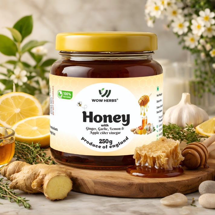 Honey with Ginger, Garlic & Apple Cider Vinegar (250 g)