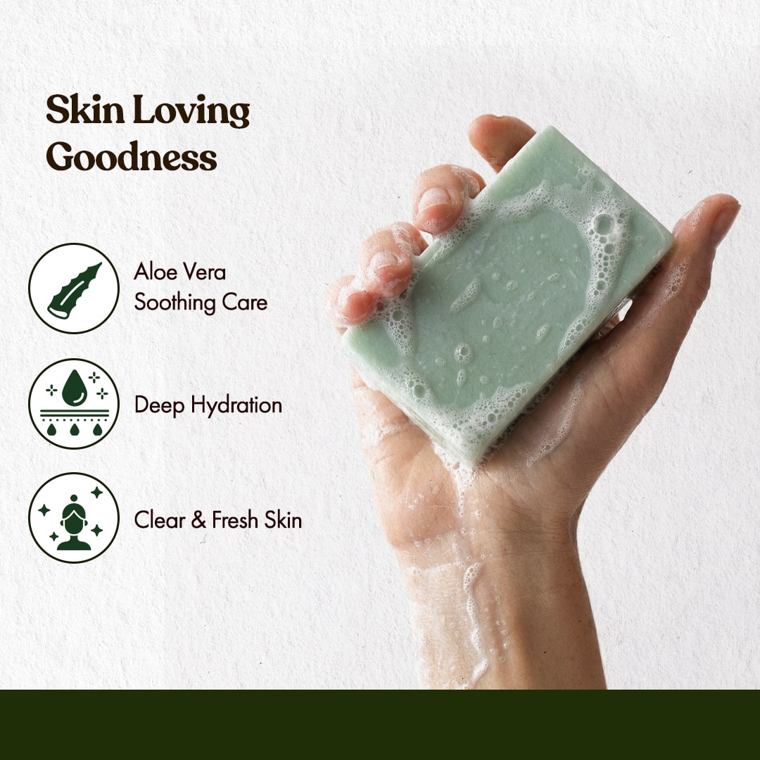 Aloe Vera Handmade Herbal Soap (100g)