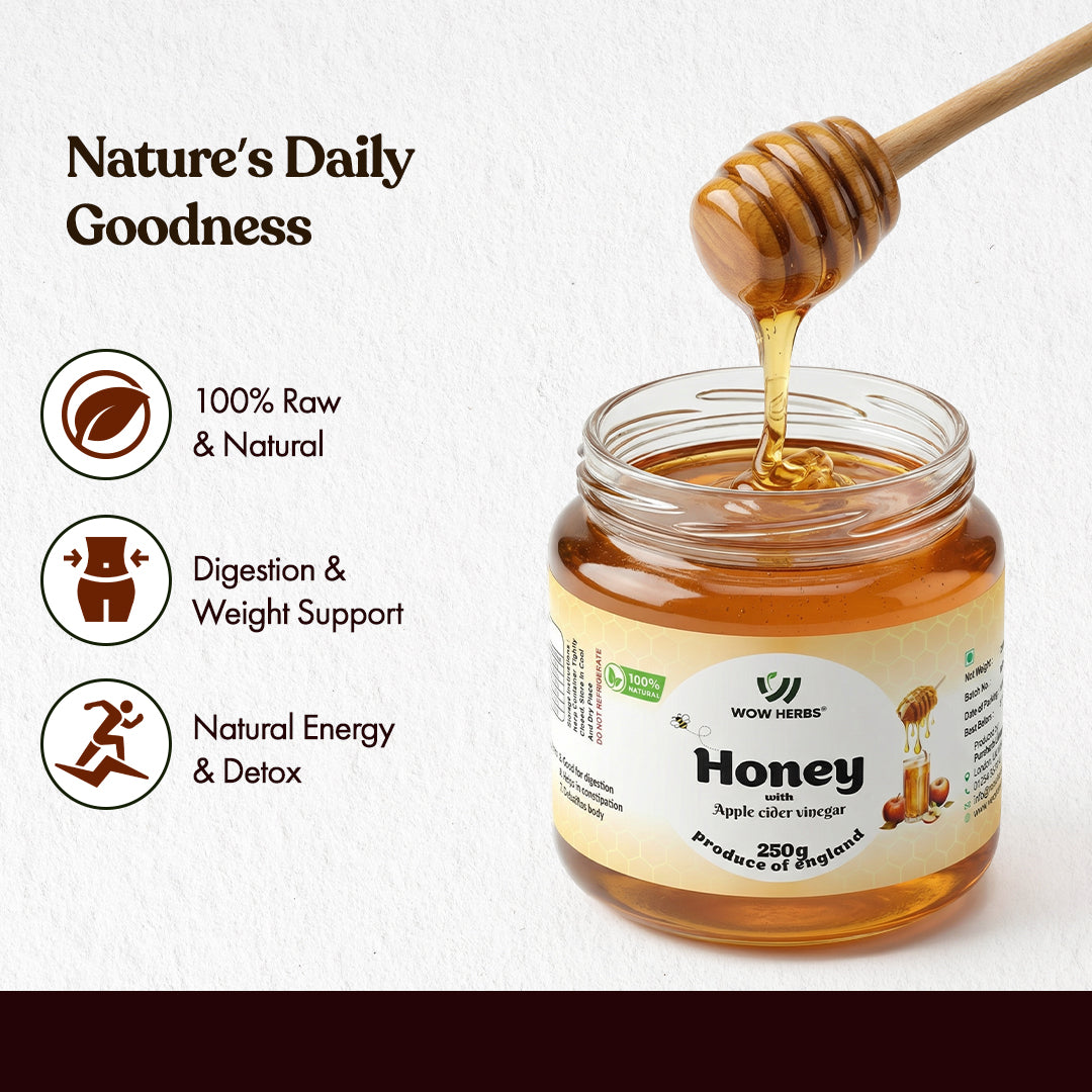 Organic Honey with Apple Cider Vinegar (250g)