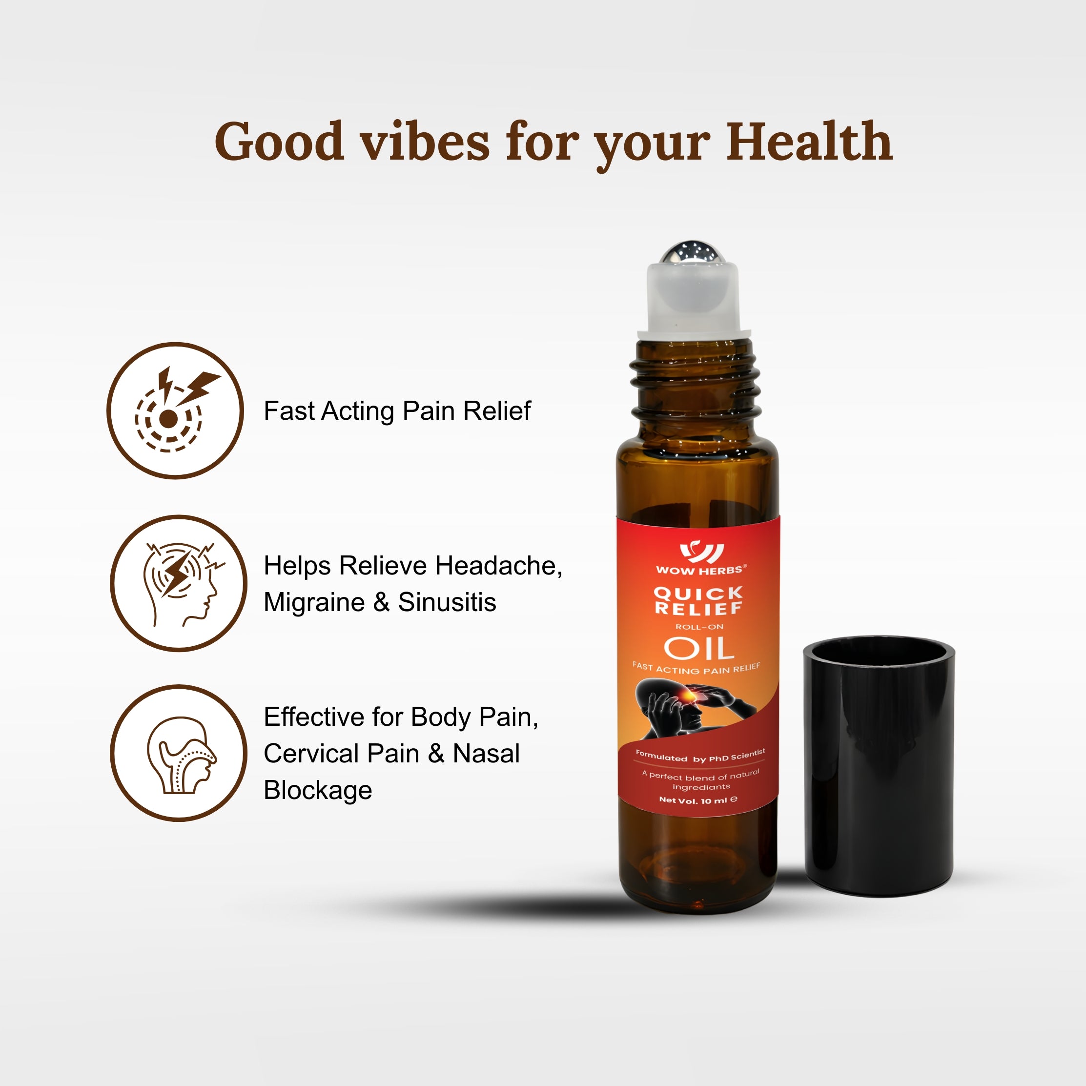 WOW HERBS Quick relief roll-on