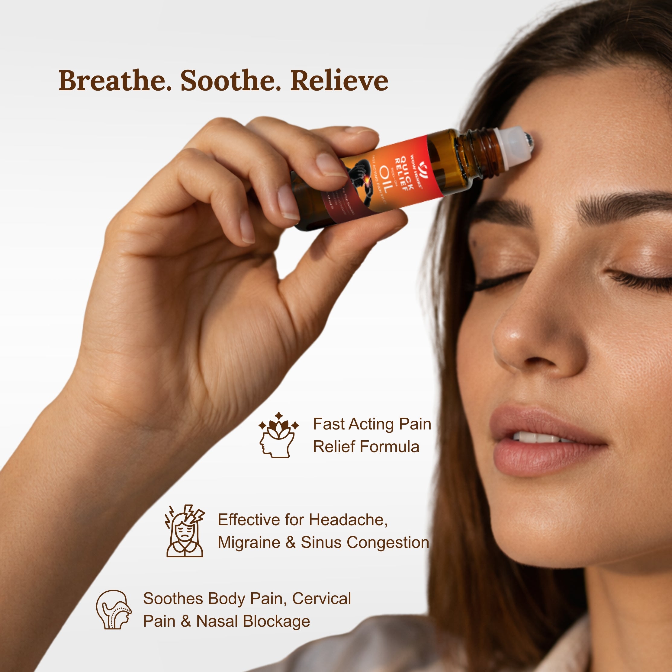 WOW HERBS Quick relief roll-on