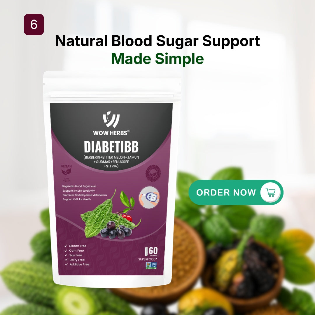 Diabetibb Herbal Wellness Capsules UK | Organic Daily Support