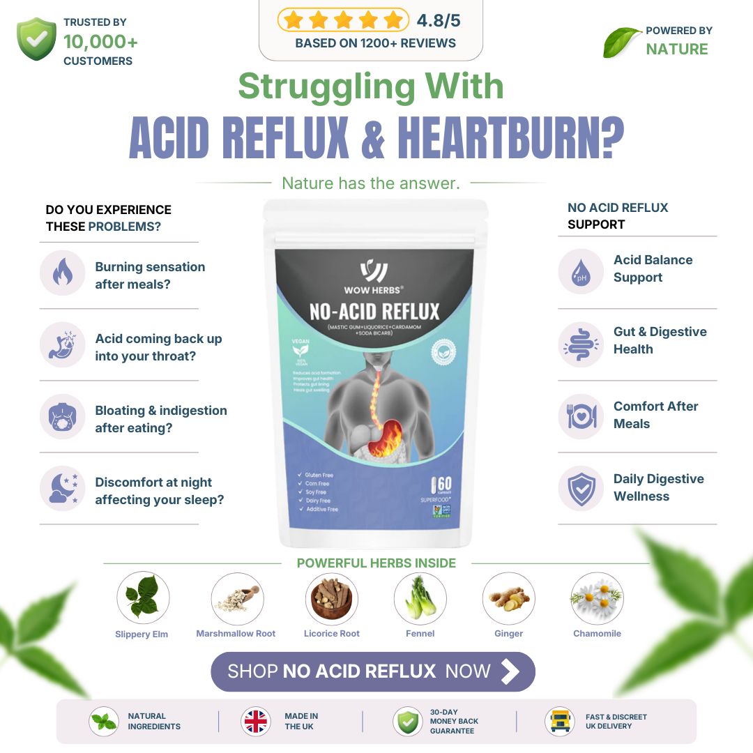 WOW HERBS No-Acid Reflux