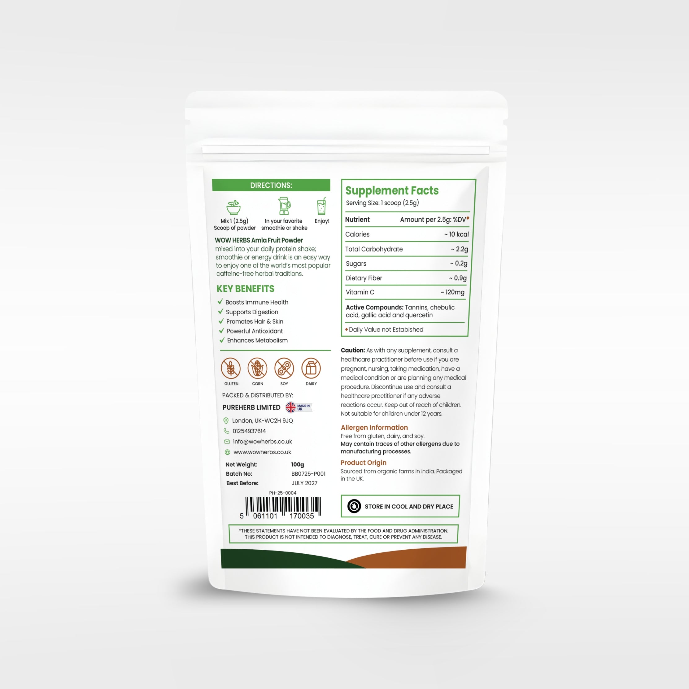 Aloe Vera Powder UK | Aloe Barbadensis Leaf Powder