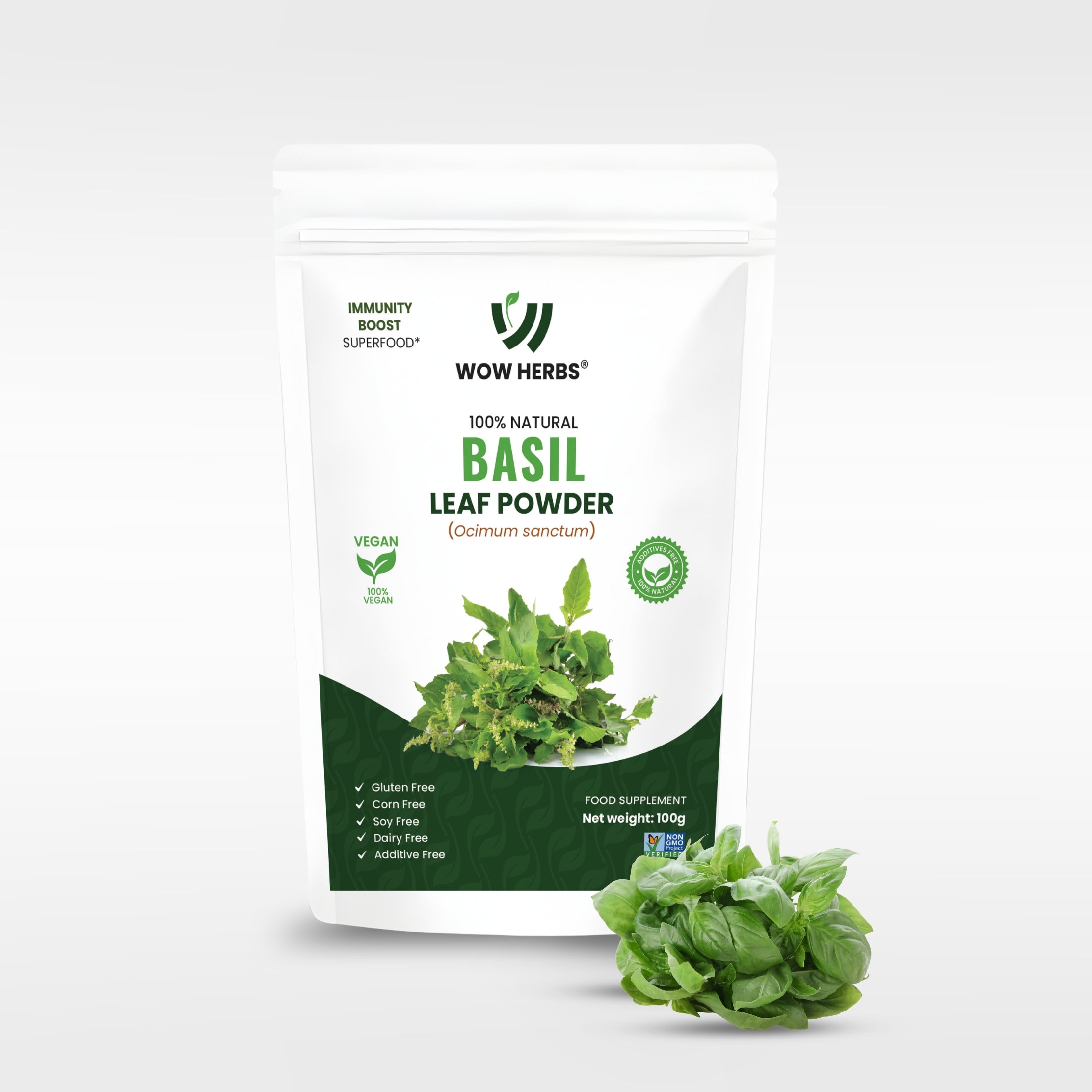 Basil Leaves Powder UK | Ocimum Sanctum (Tulsi) Herbal Powder