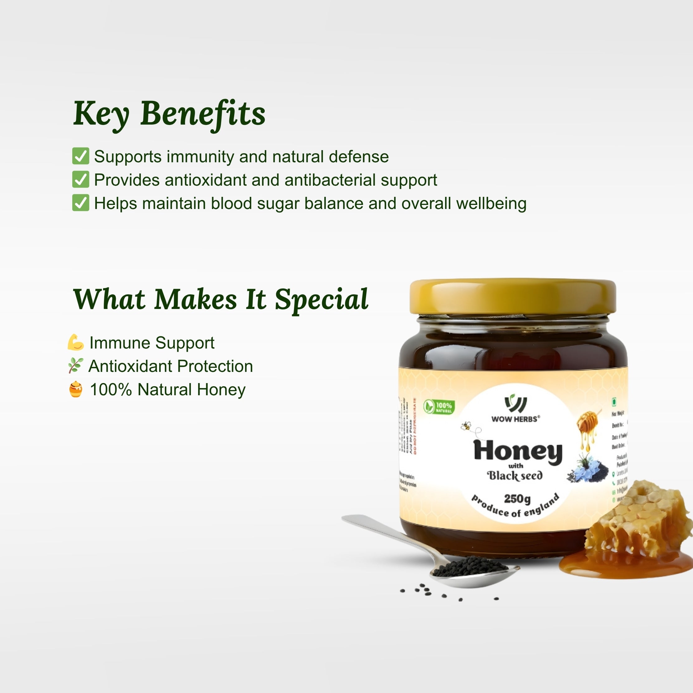 Black Seed Honey (250g)