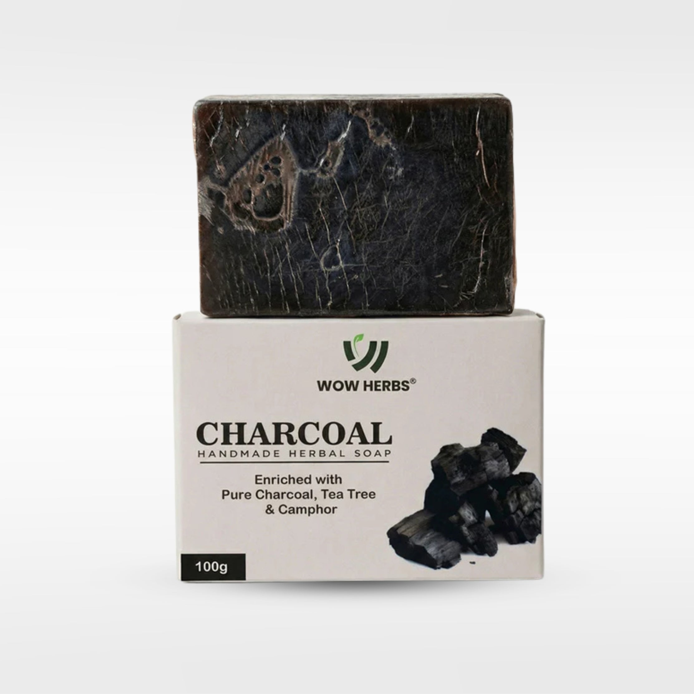 Charcoal Handmade Herbal Soap (100g) Pack of 2