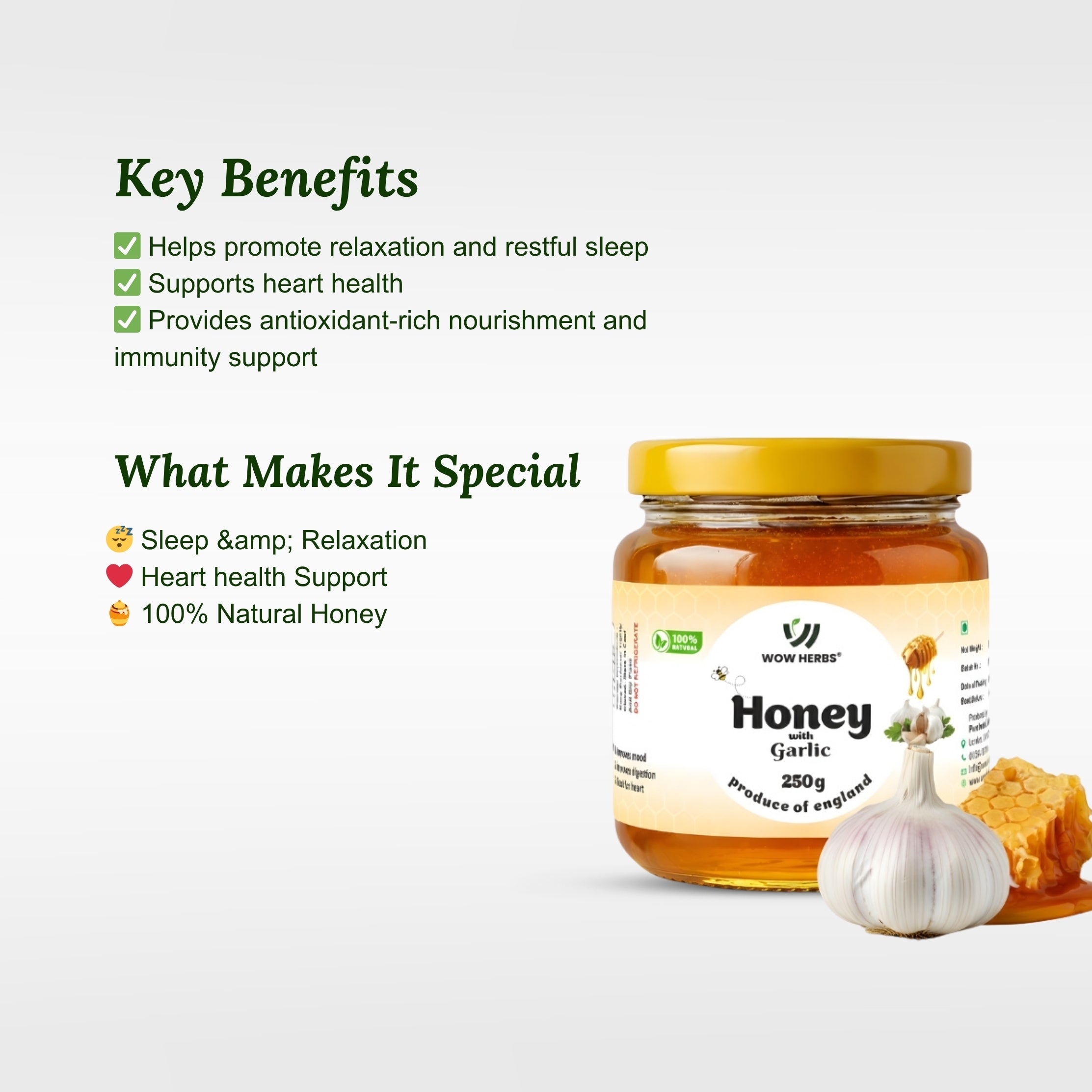 Garlic Honey (250g)