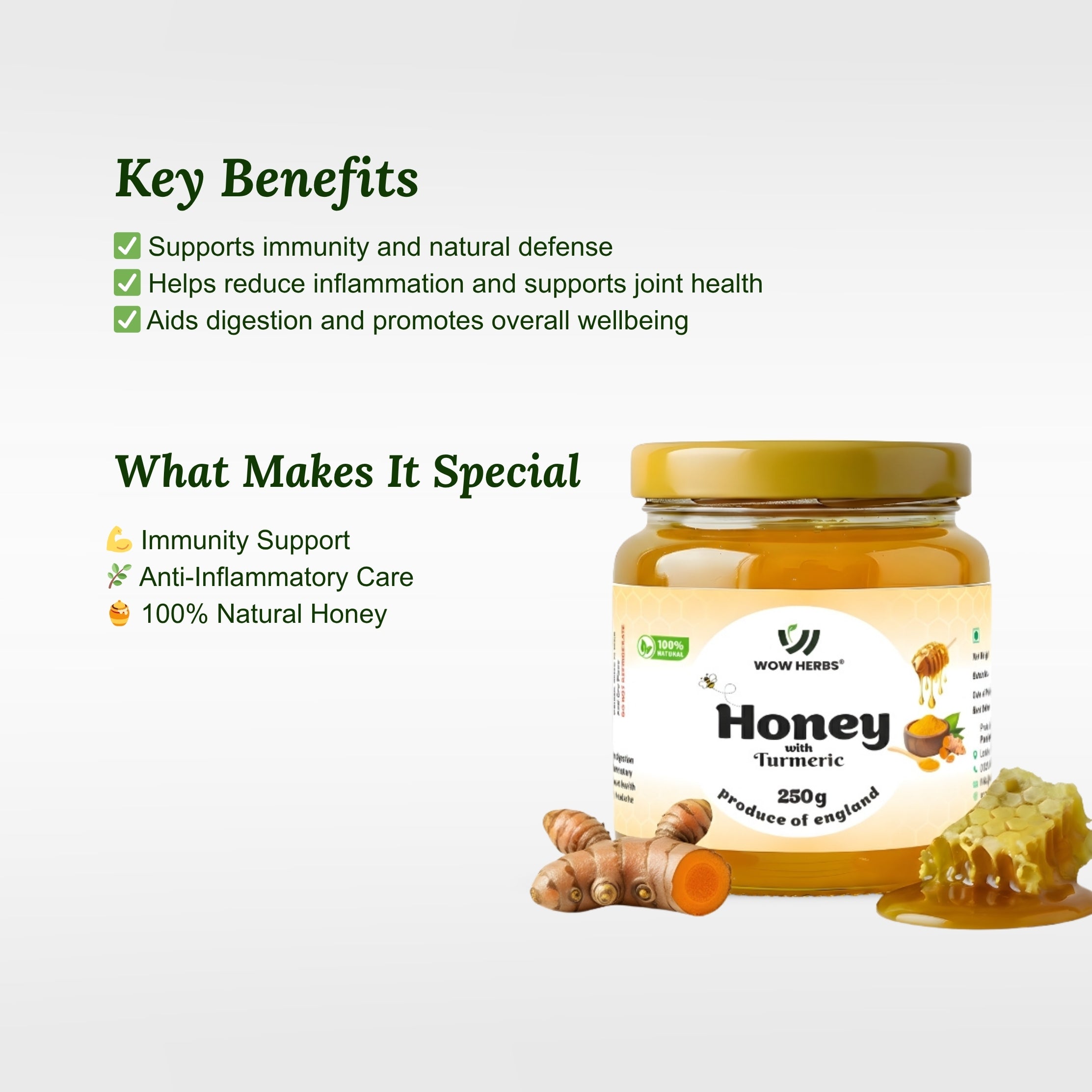 Turmeric Honey (250g)