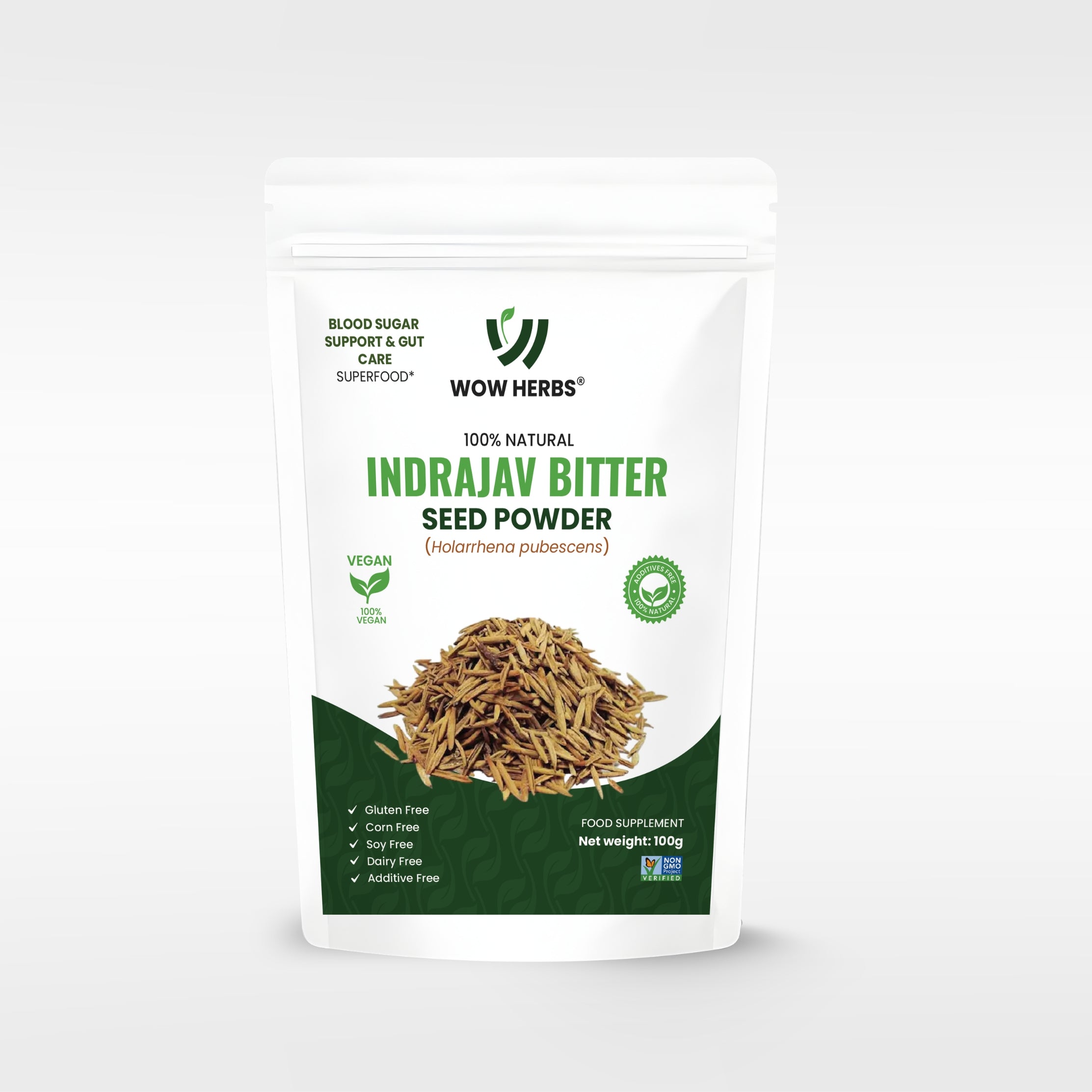 Inderjav Bitter Herbal Powder for Traditional Wellness Use | WOW Herbs