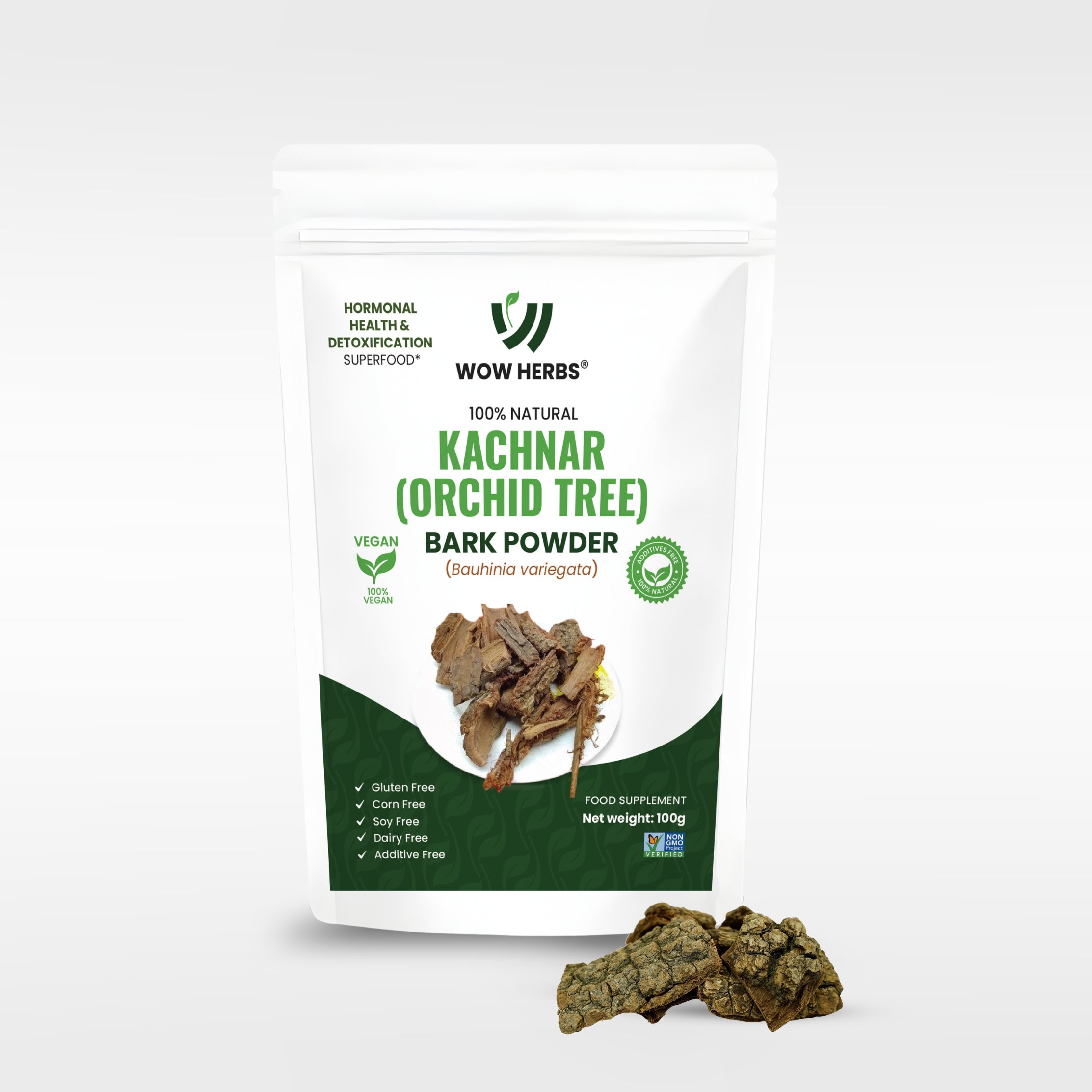 Kachnar Bark Powder UK | Bauhinia Variegata Herbal Powder