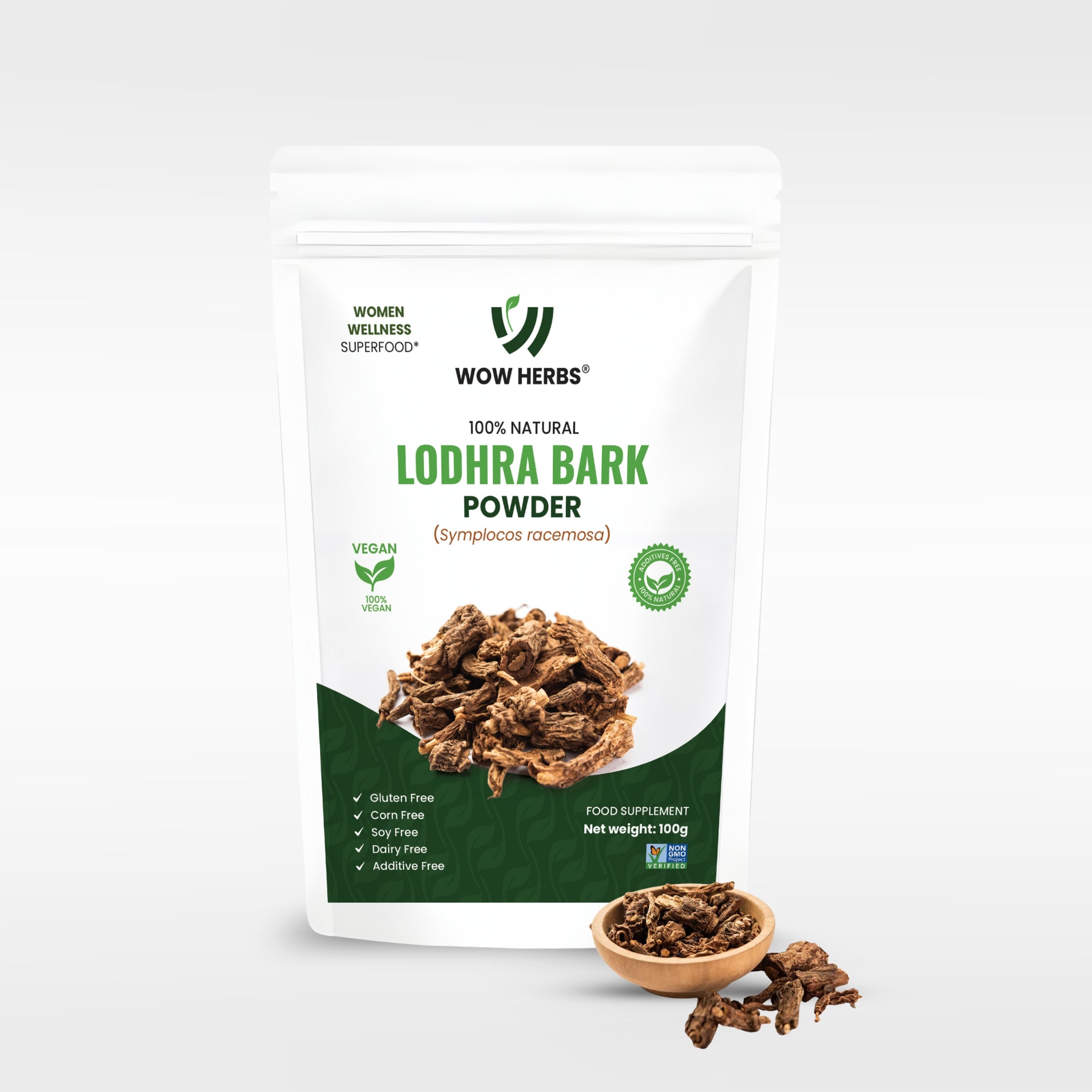 Lodhra Bark Powder UK | Symplocos Racemosa Herbal Powder