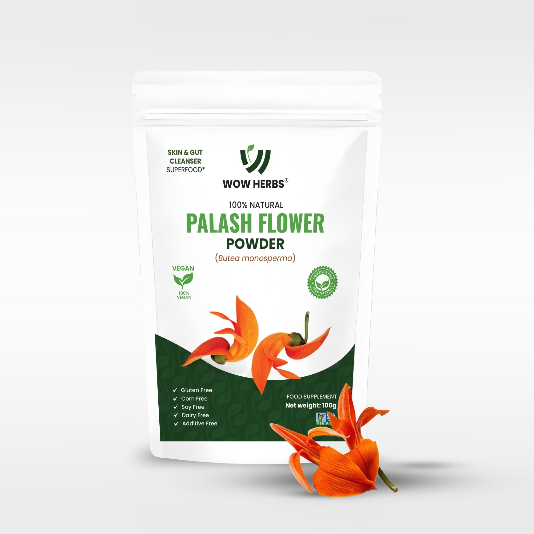 Palash Flower Powder UK | Butea Monosperma Herbal Powder