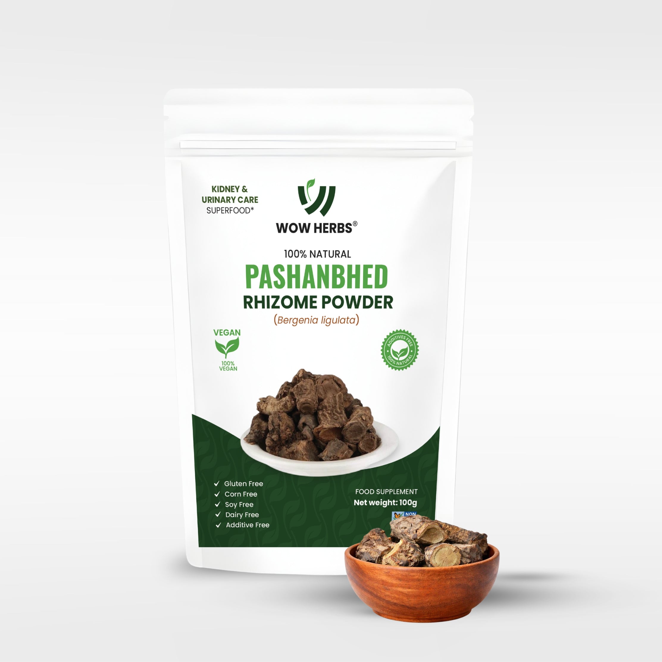 Pashanbhed Root Powder UK | Bergenia Ligulata Herbal Powder