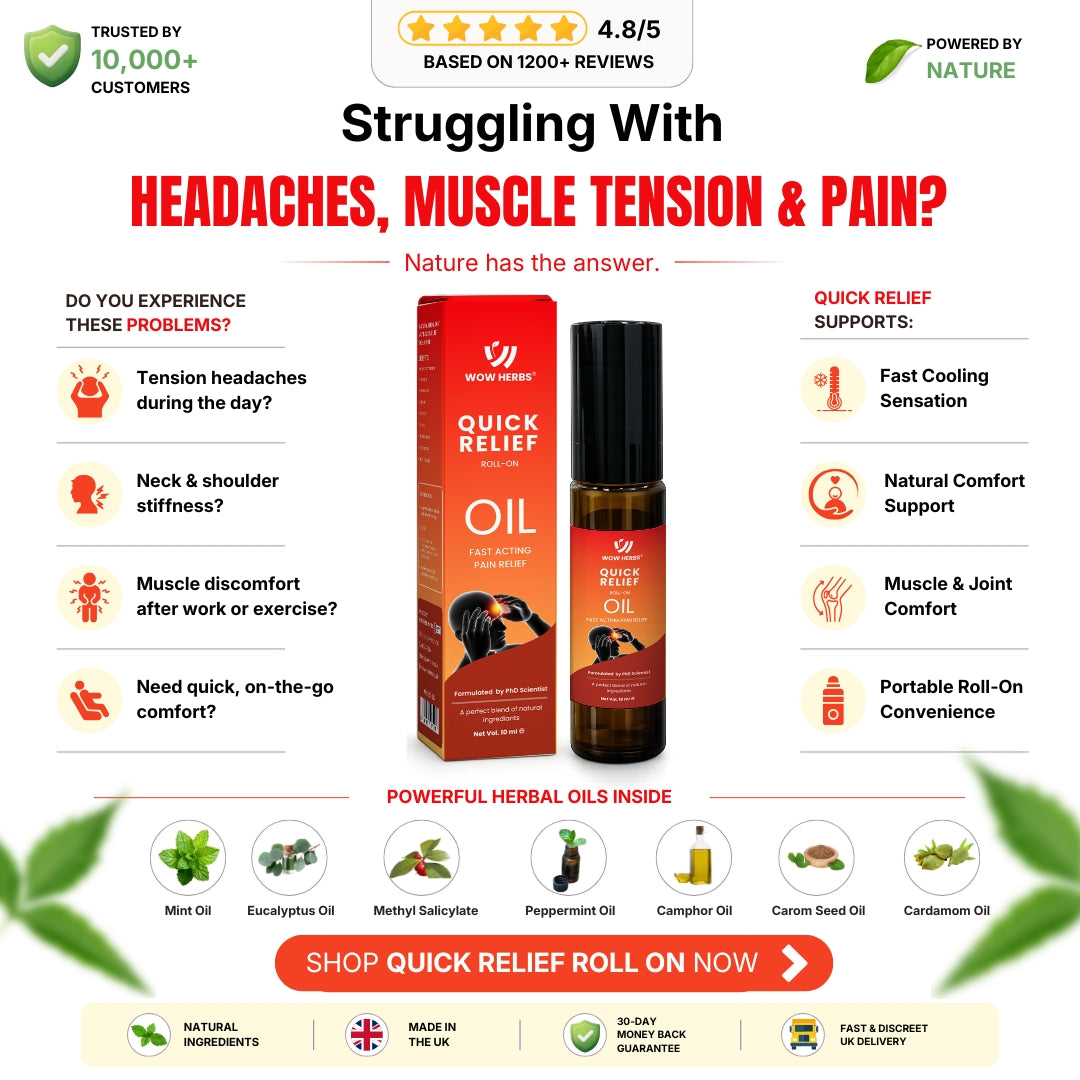 WOW HERBS Quick relief roll-on