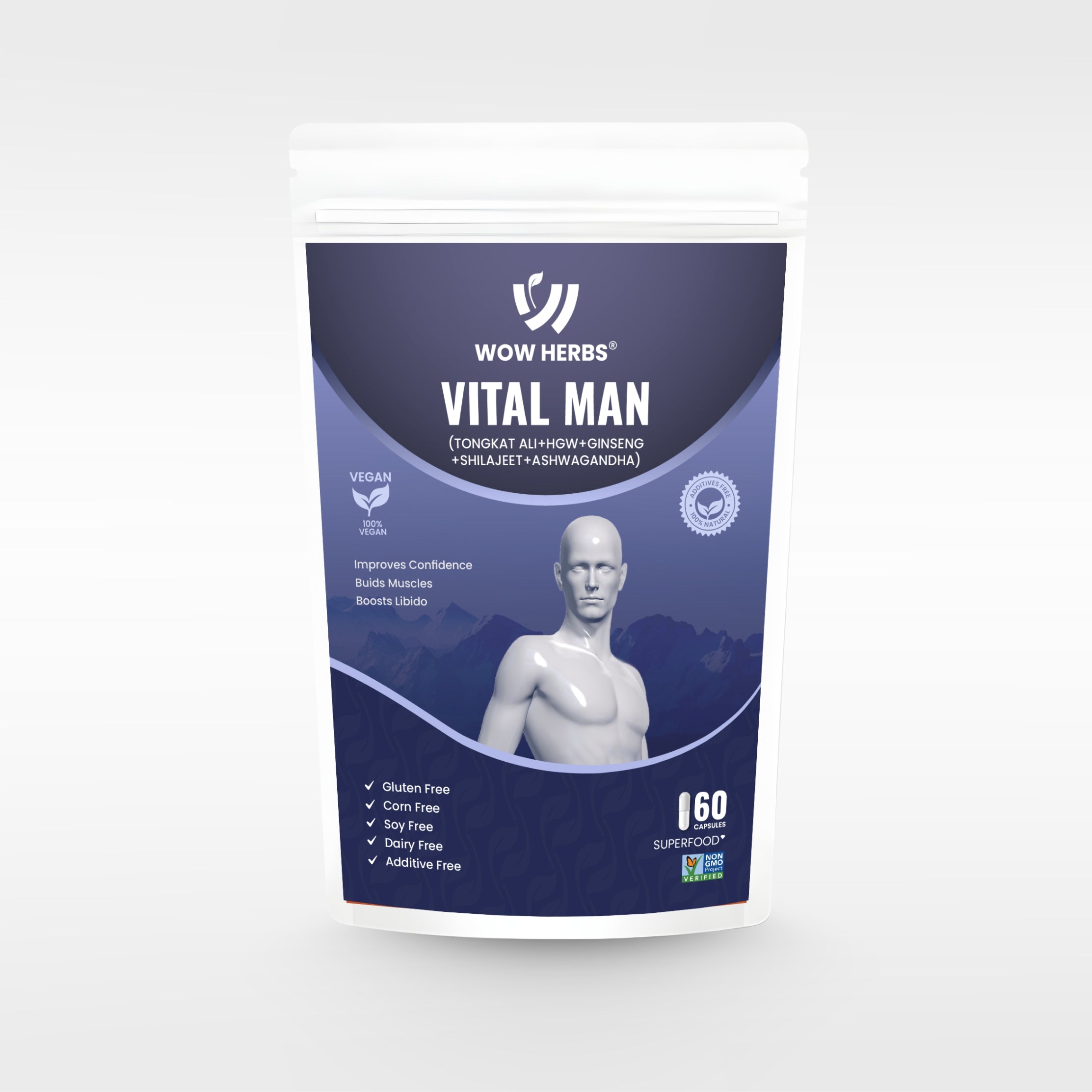 WOW HERBS Vital Man Capsules