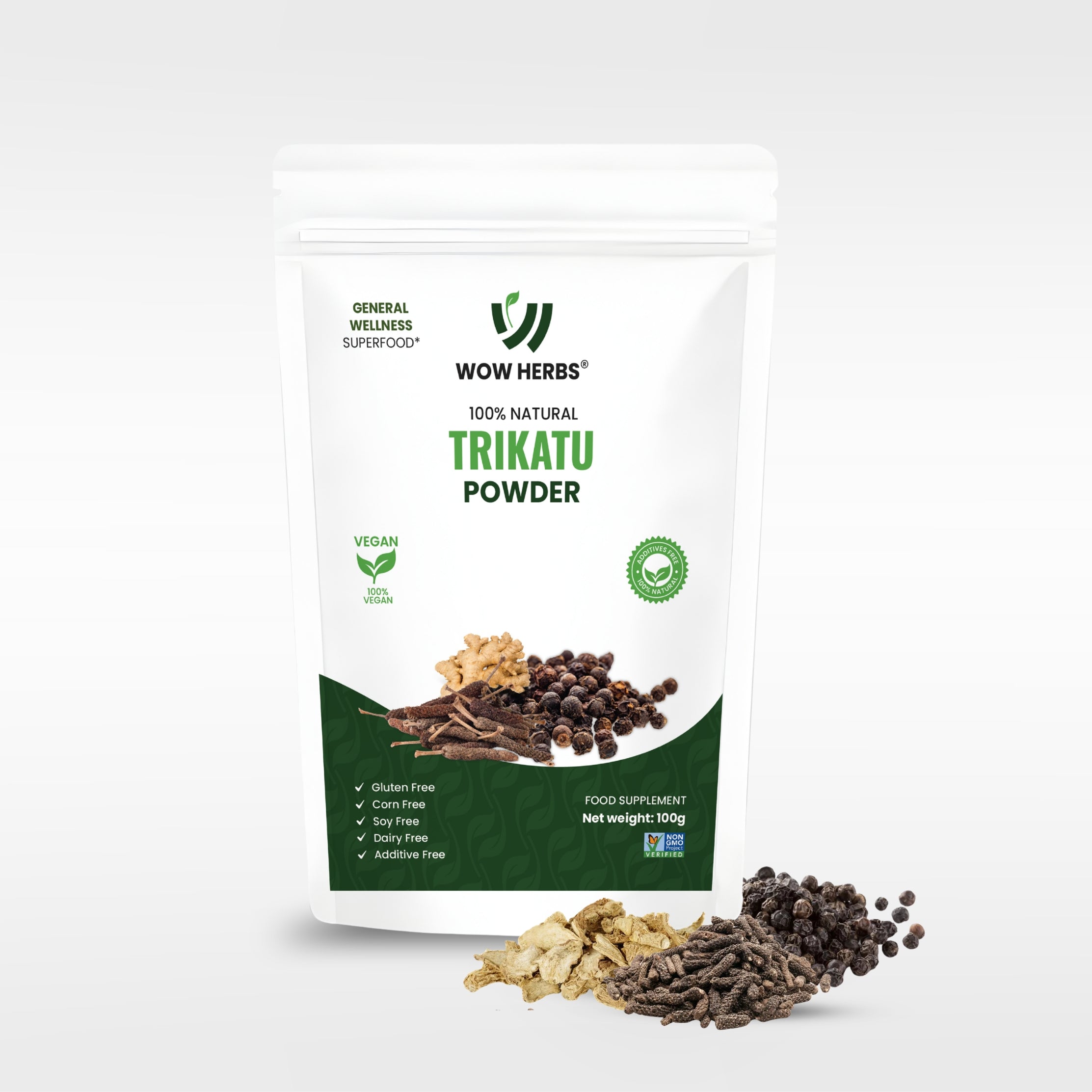 Trikatu Powder UK | Black Pepper, Long Pepper & Ginger Blend