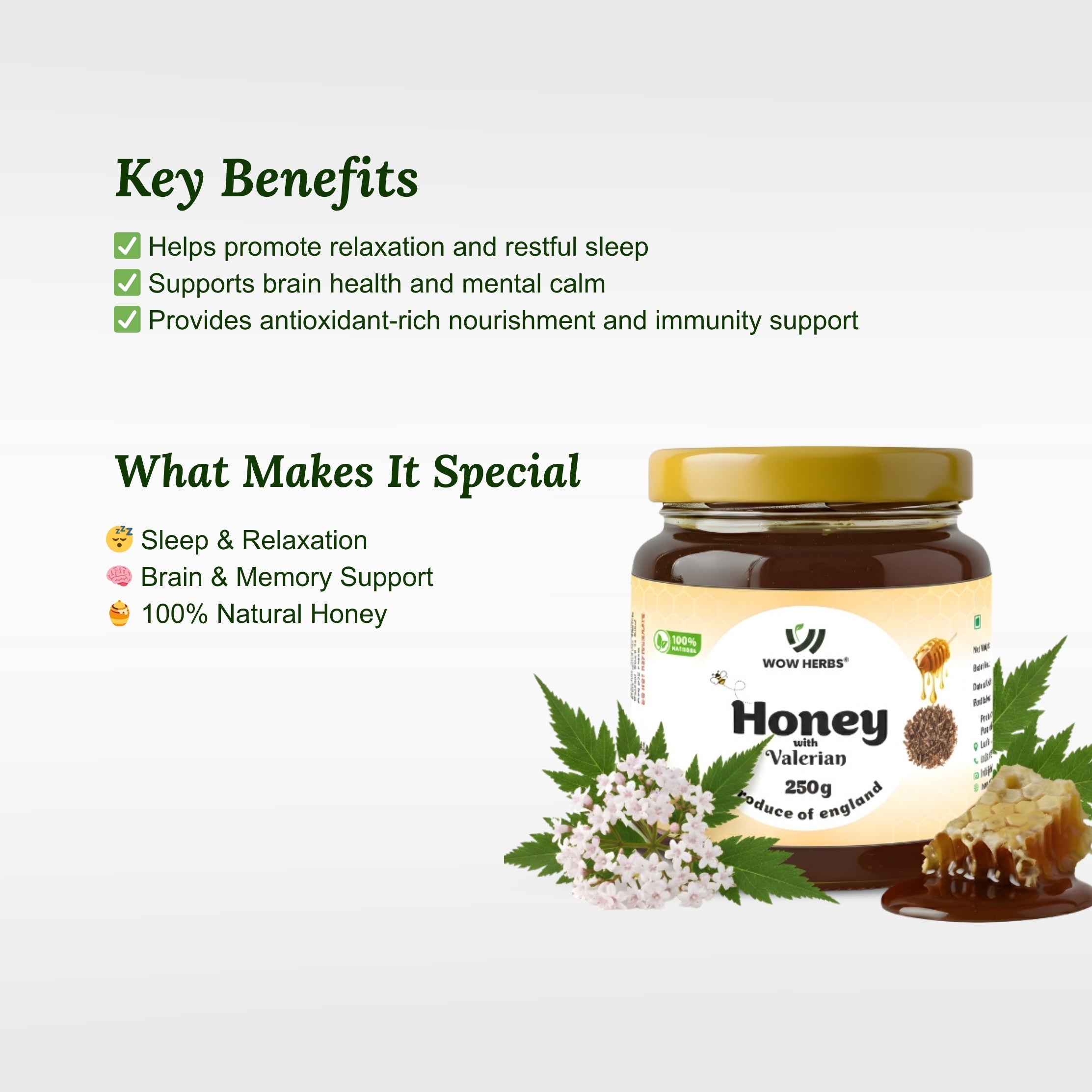 Valerian Honey (250g)