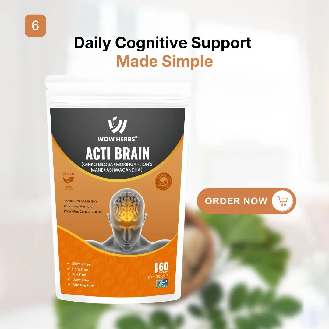 WOW HERBS Acti Brain Capsules