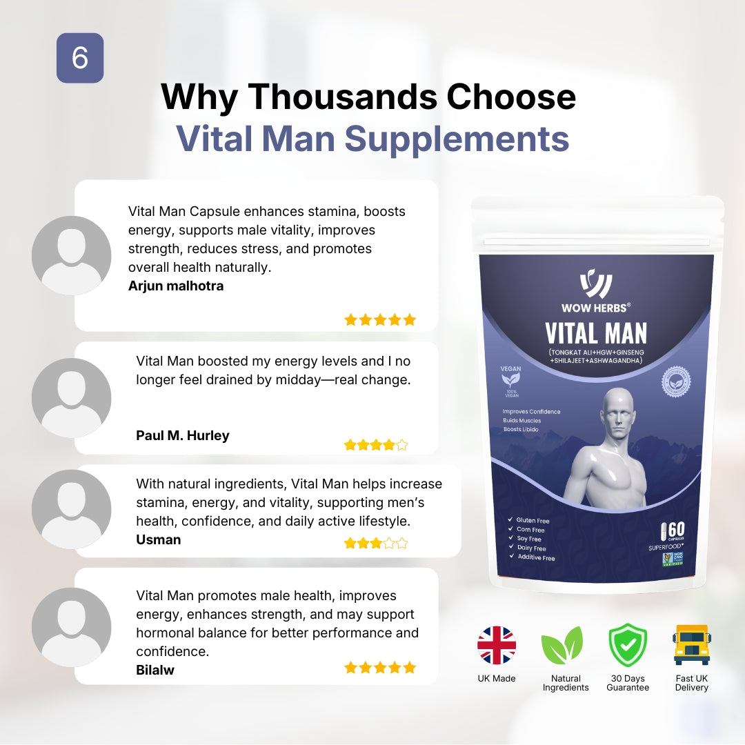 WOW HERBS Vital Man Capsules