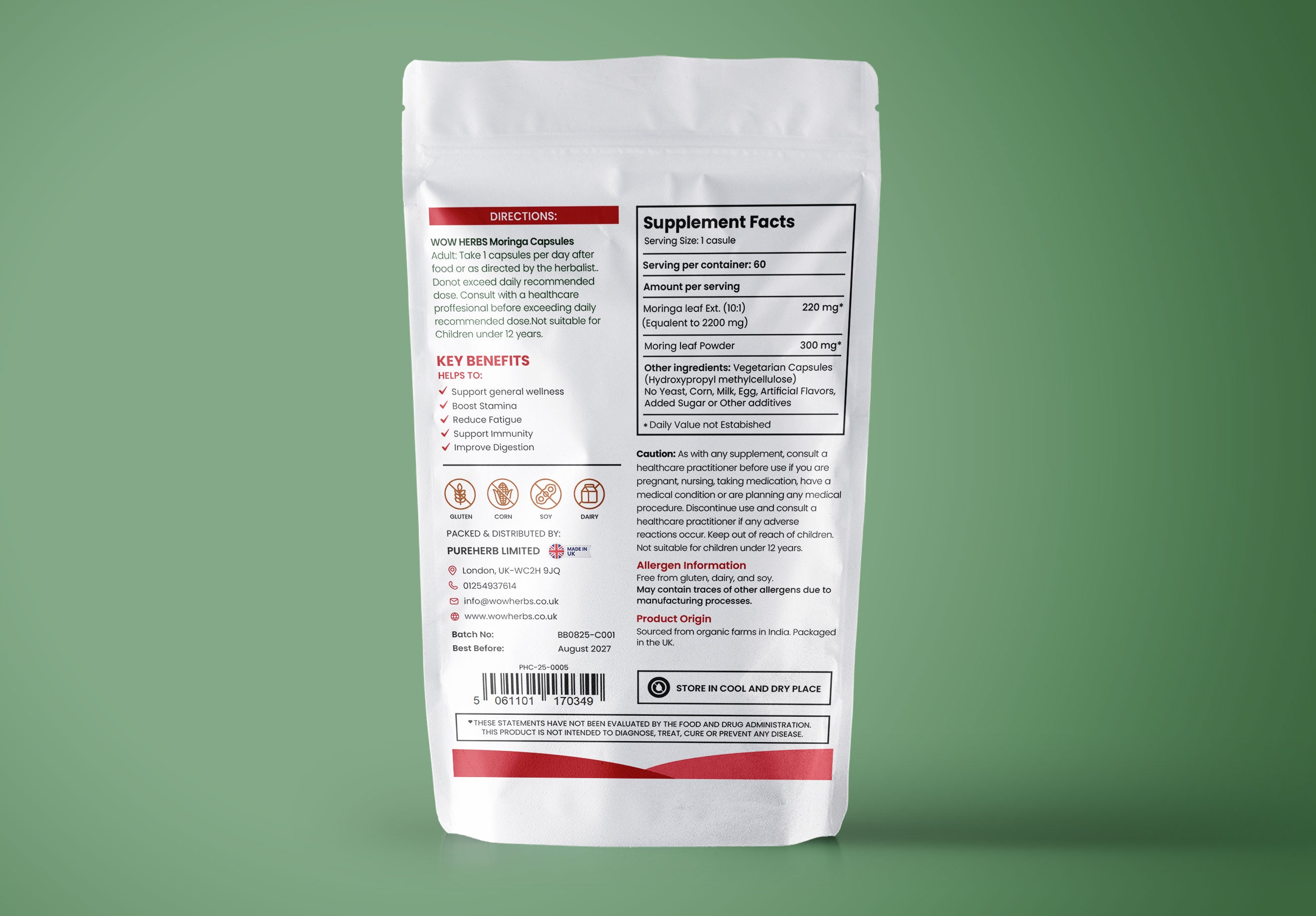Moringa capsule