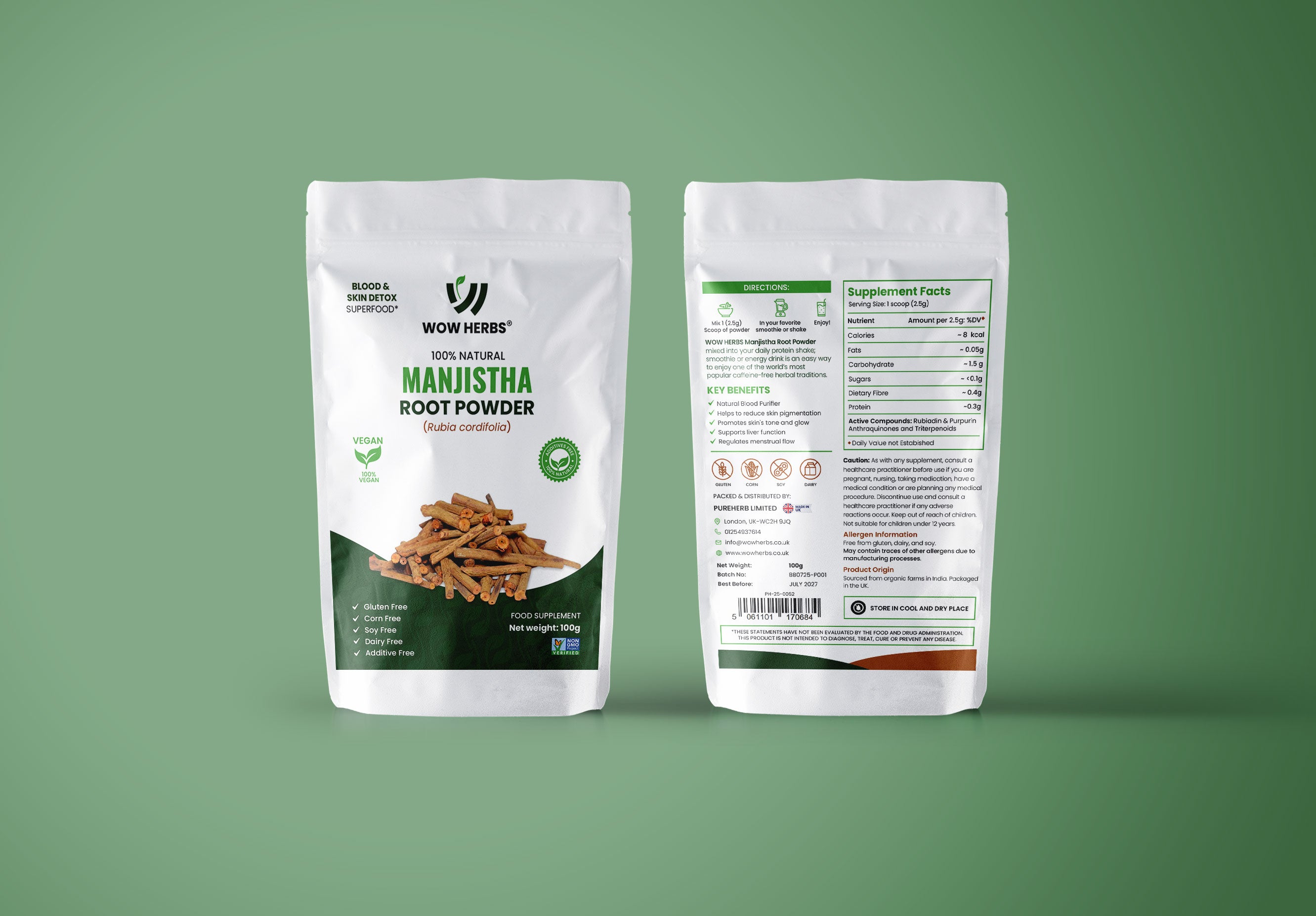 Manjistha Root Powder
