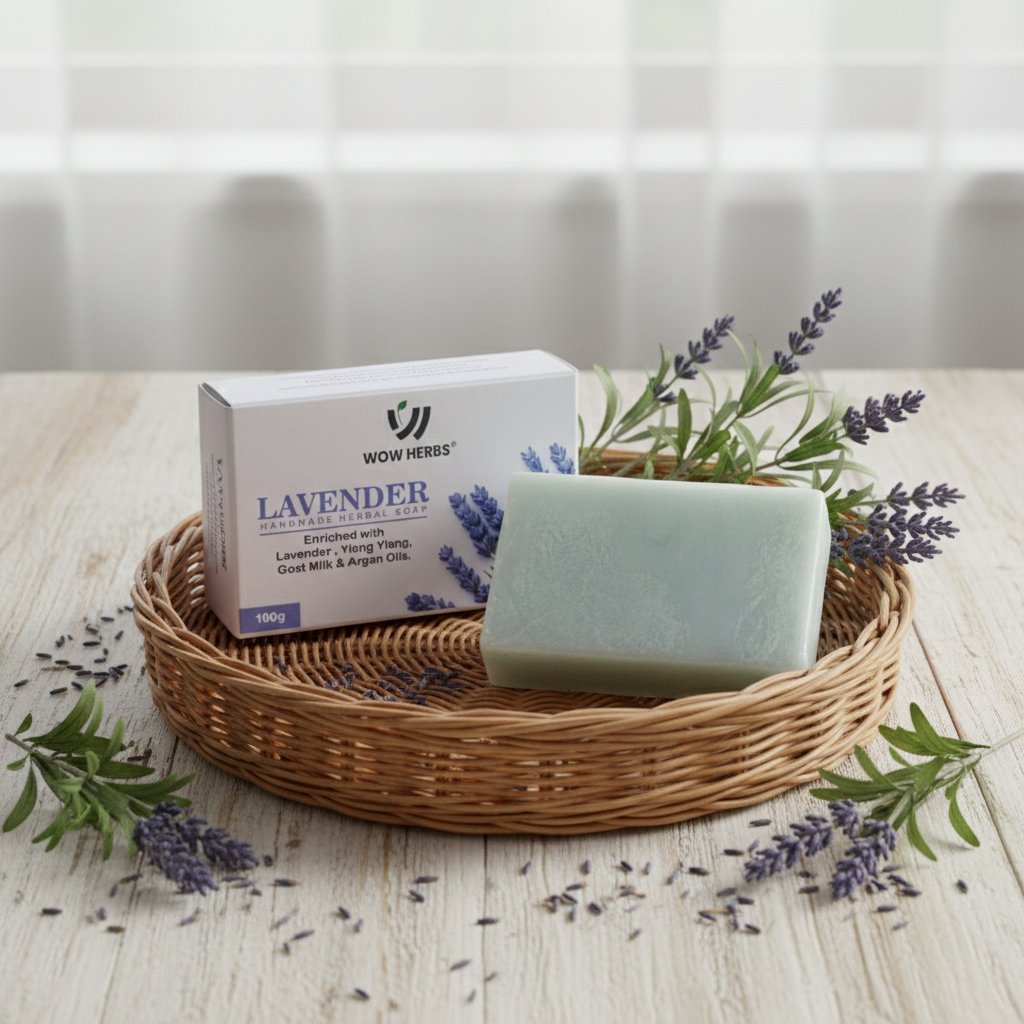 Lavender Handmade Herbal Soap (100g) Pack of 2