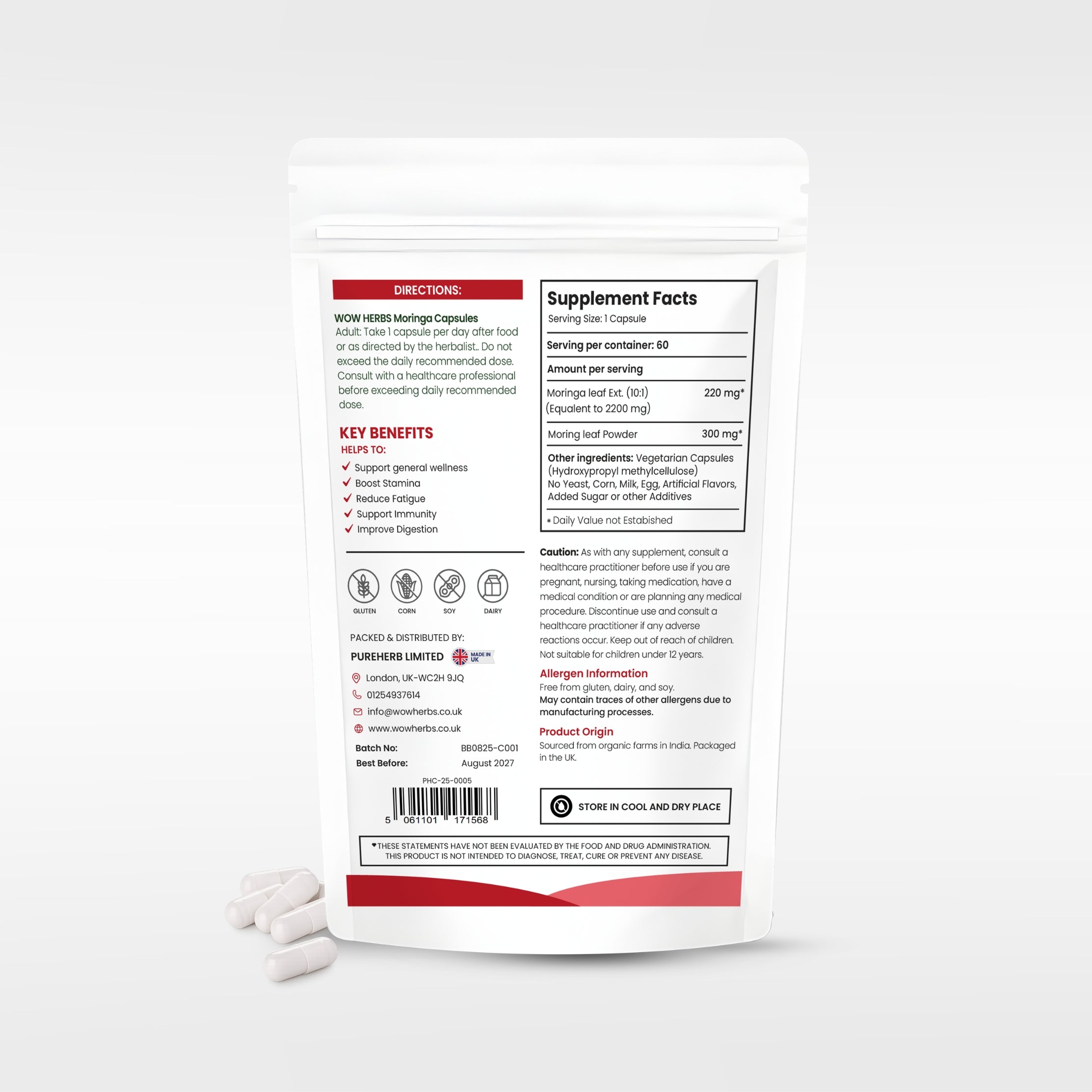 Moringa capsule