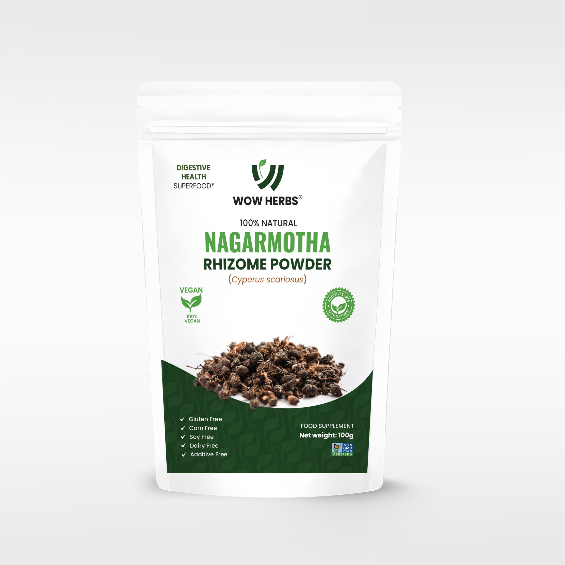 Nagarmotha Herbal Powder for Traditional Wellness & Herbal Preparations | WOW Herbs